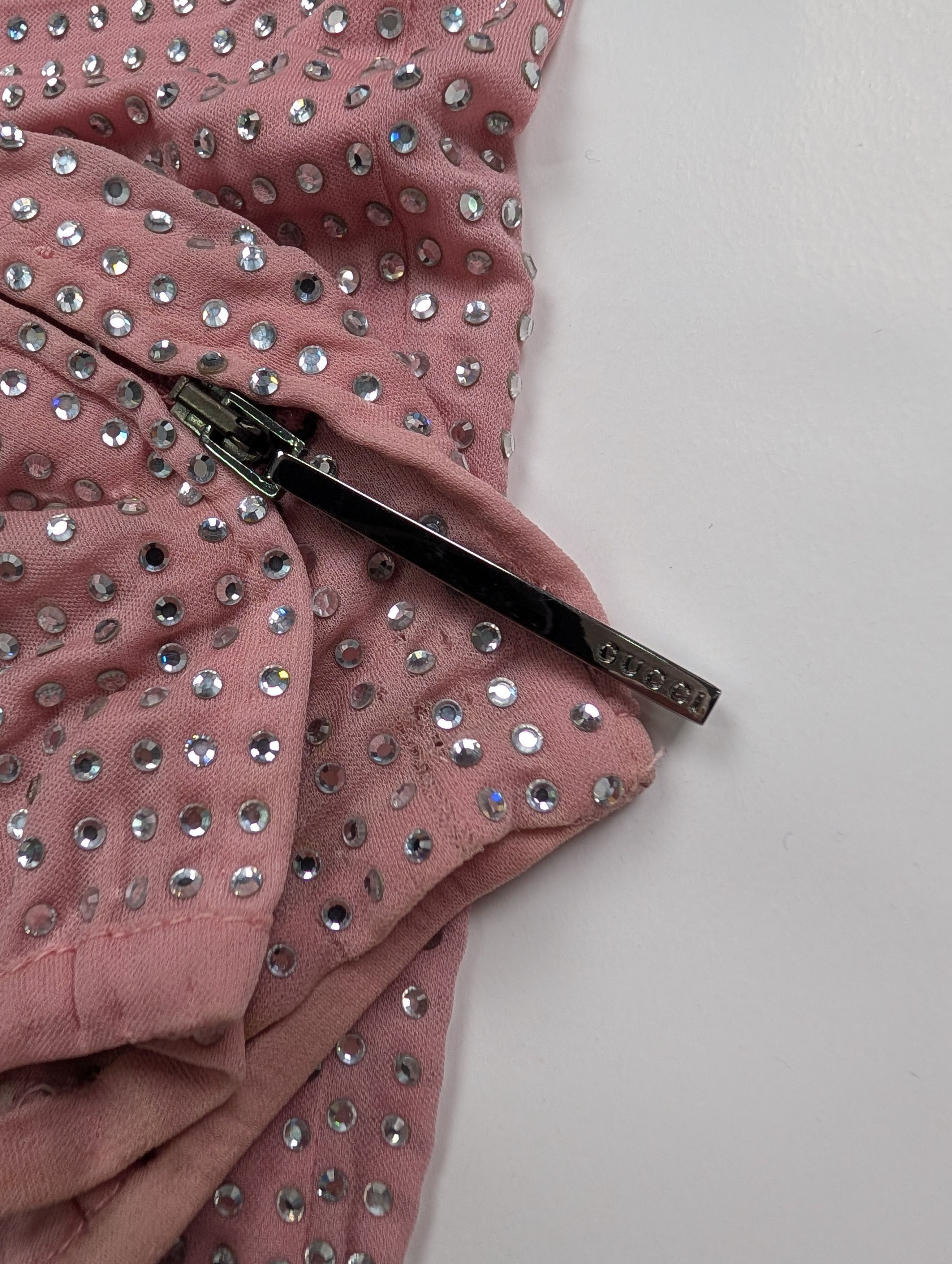 Gucci Gucci Pink Crystal Beaded Pants Size 30" / US 8 / IT 44 - 4 Thumbnail