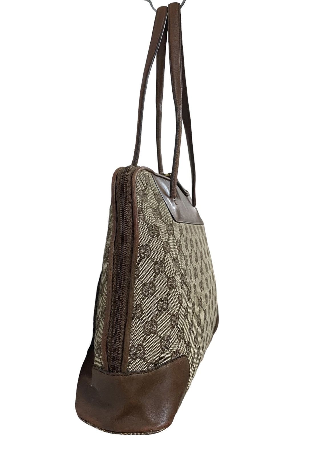 Gucci Vtg🔥Authentic Gucci GG Canvas Handbag Size ONE SIZE - 5 Thumbnail