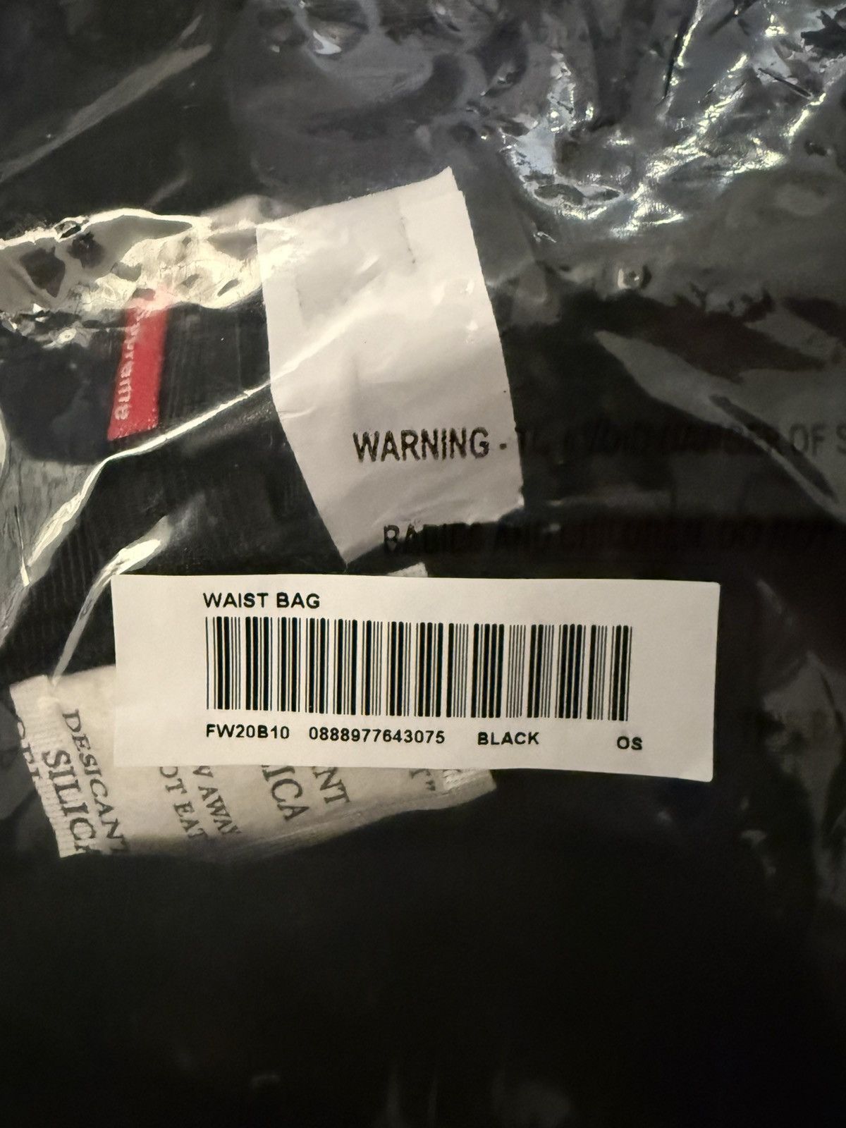 Supreme Supreme Black Waist Bag Size ONE SIZE - 3 Thumbnail