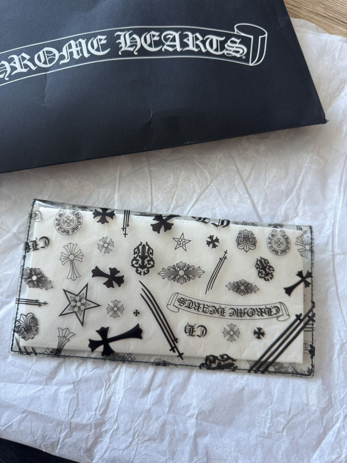Chrome Hearts Chrome Hearts Cross PVC Pouch Bag Holder Case Size ONE SIZE - 2 Thumbnail