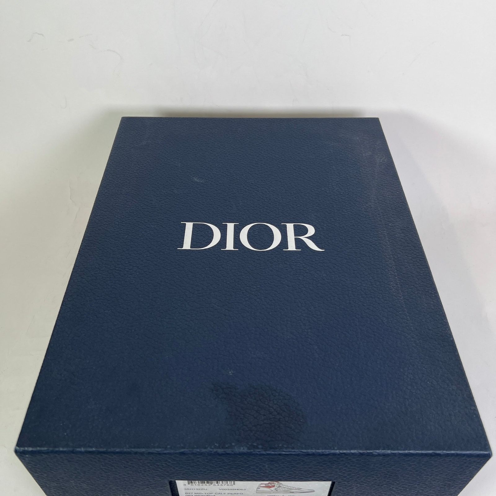 Dior Dior B27 White/Red Oblique Uptown Mid-Top Sneaker Size 45 Size US 12 / EU 45 - 8 Thumbnail