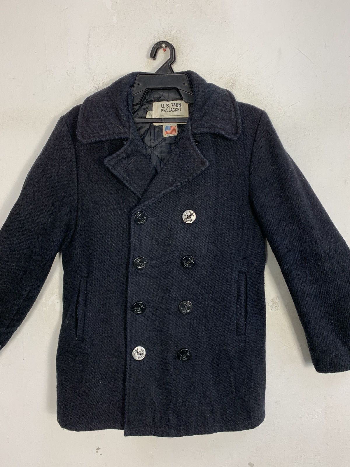 Schott Vintage Schott Nyc US Army 740N Pea Jacket Padded Inner Size US S / EU 44-46 / 1 - 2 Thumbnail