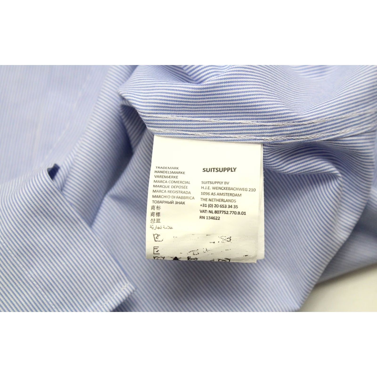 Suitsupply Suitsupply Try On Extra Slim Fit Formal Shirt Men's 41 / 16 Pinstriped Shirt Size 42R - 7 Thumbnail