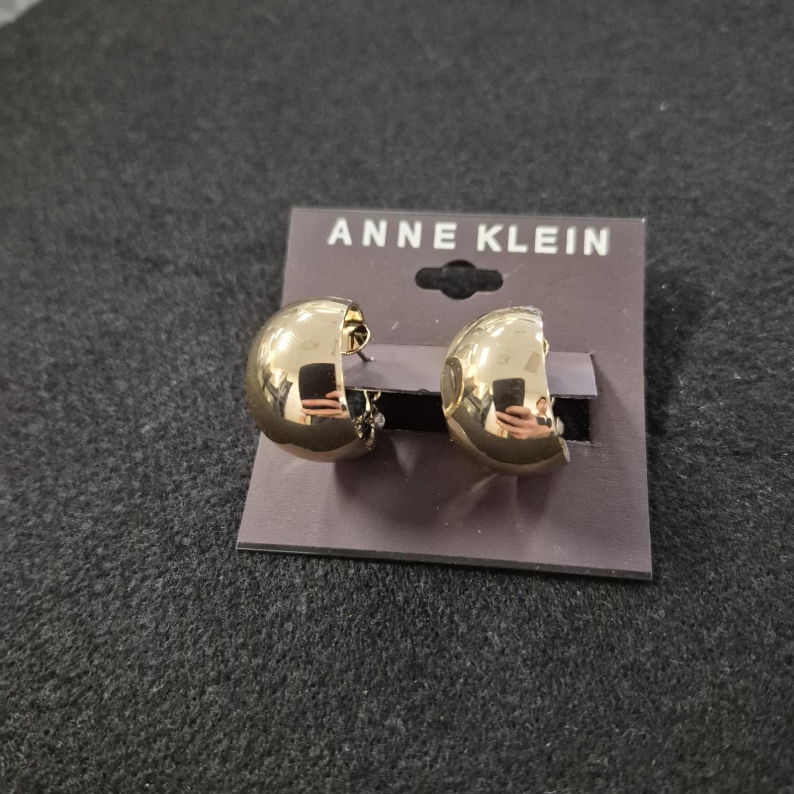Other Anne Klein 3/4" Medium Band Small Hoop Earrings Size ONE SIZE - 3 Thumbnail