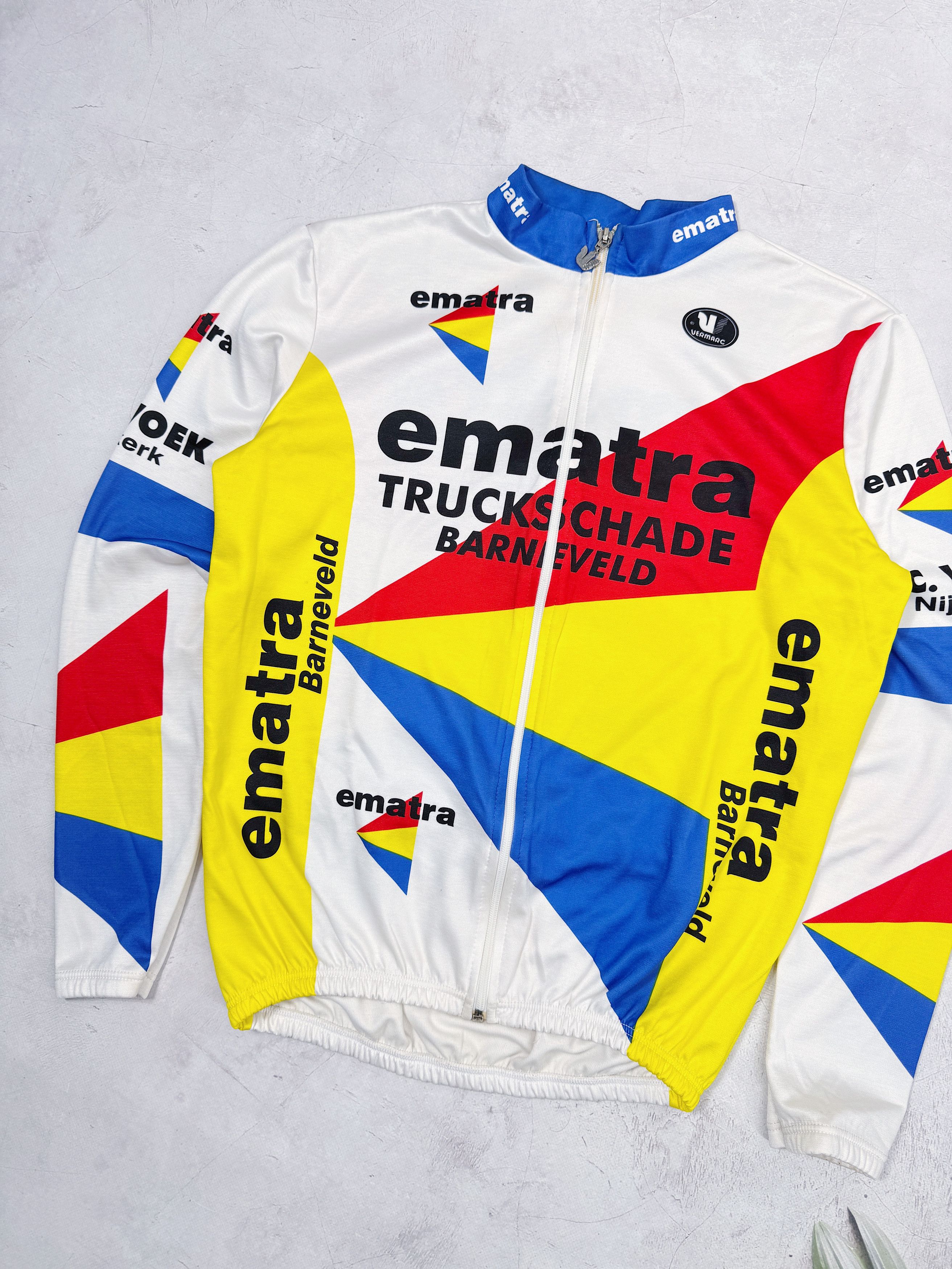 Vintage Vintage Vermarc Ematra Warm Cycling Jersey Size US L / EU 52-54 / 3 - 2 Thumbnail