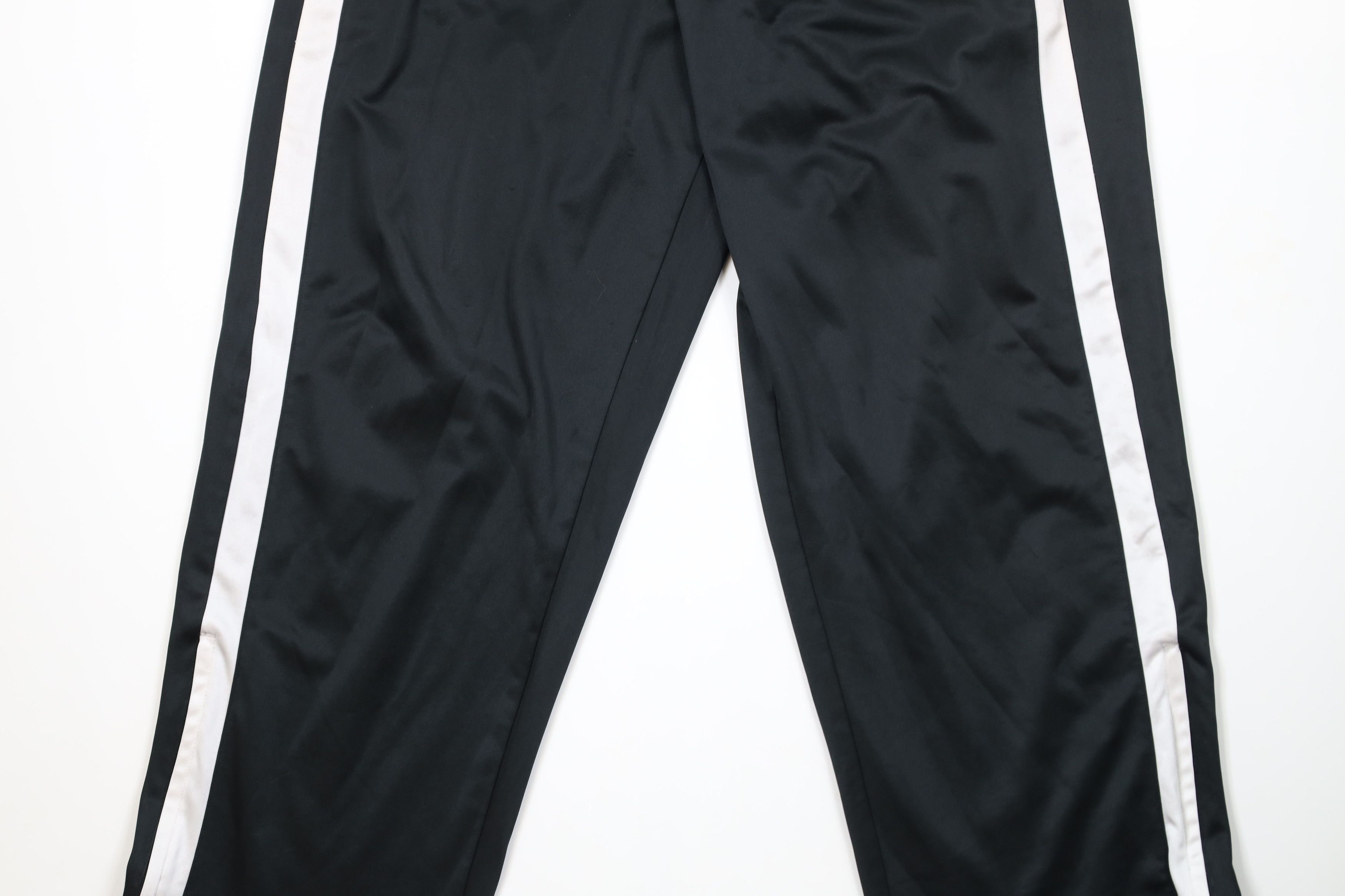 Nike × Vintage Vintage Nike Flight Scott Mini Swoosh Wide Leg Pants Black Size US 38 / EU 54 - 3 Thumbnail
