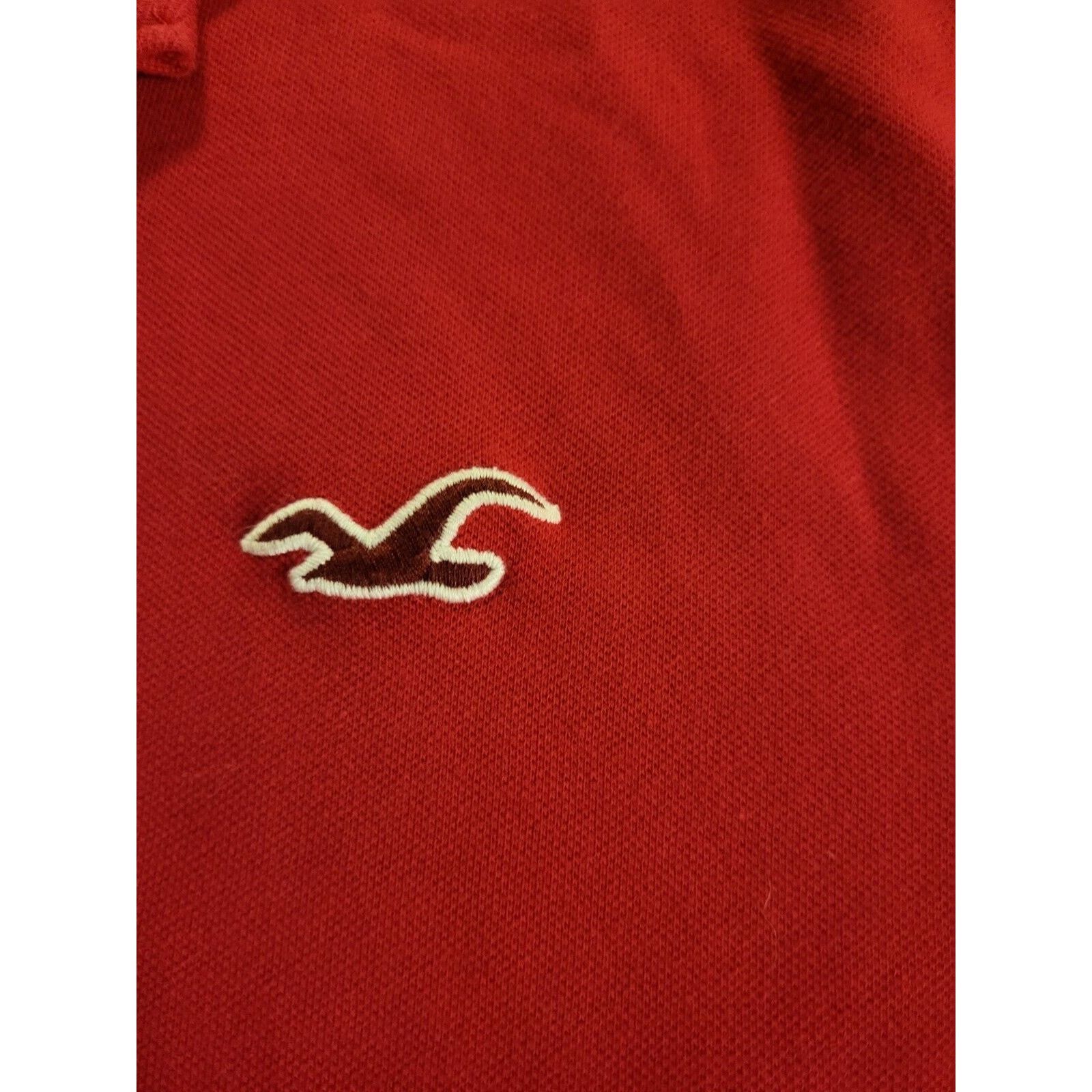 Hollister Hollister stretch, red 3 button mens Short Sleeve Size Small Size US S / EU 44-46 / 1 - 3 Thumbnail