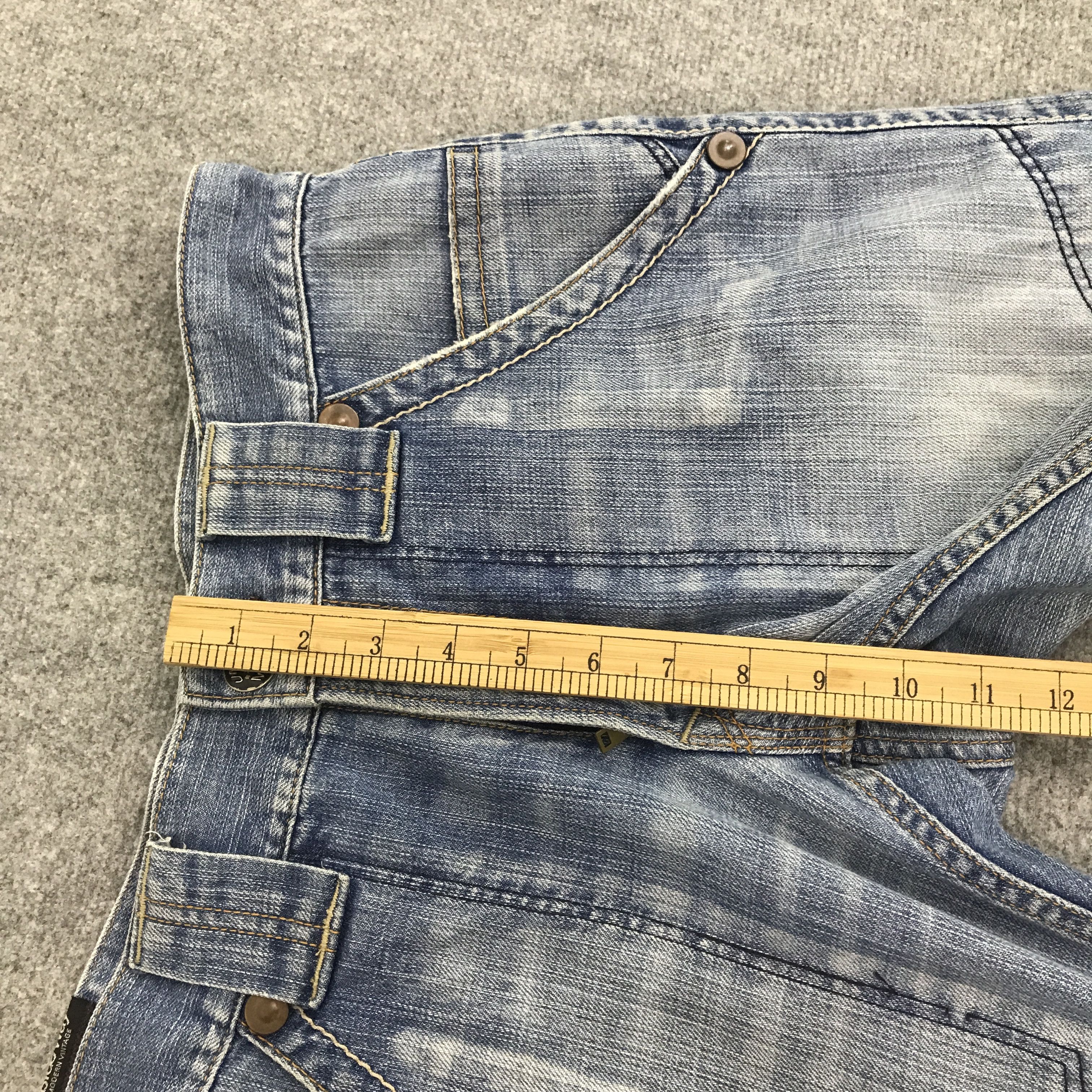 Japanese Brand Rare Flare Blue Way union made Japan denim jeans pants Size US 32 / EU 48 - 8 Thumbnail