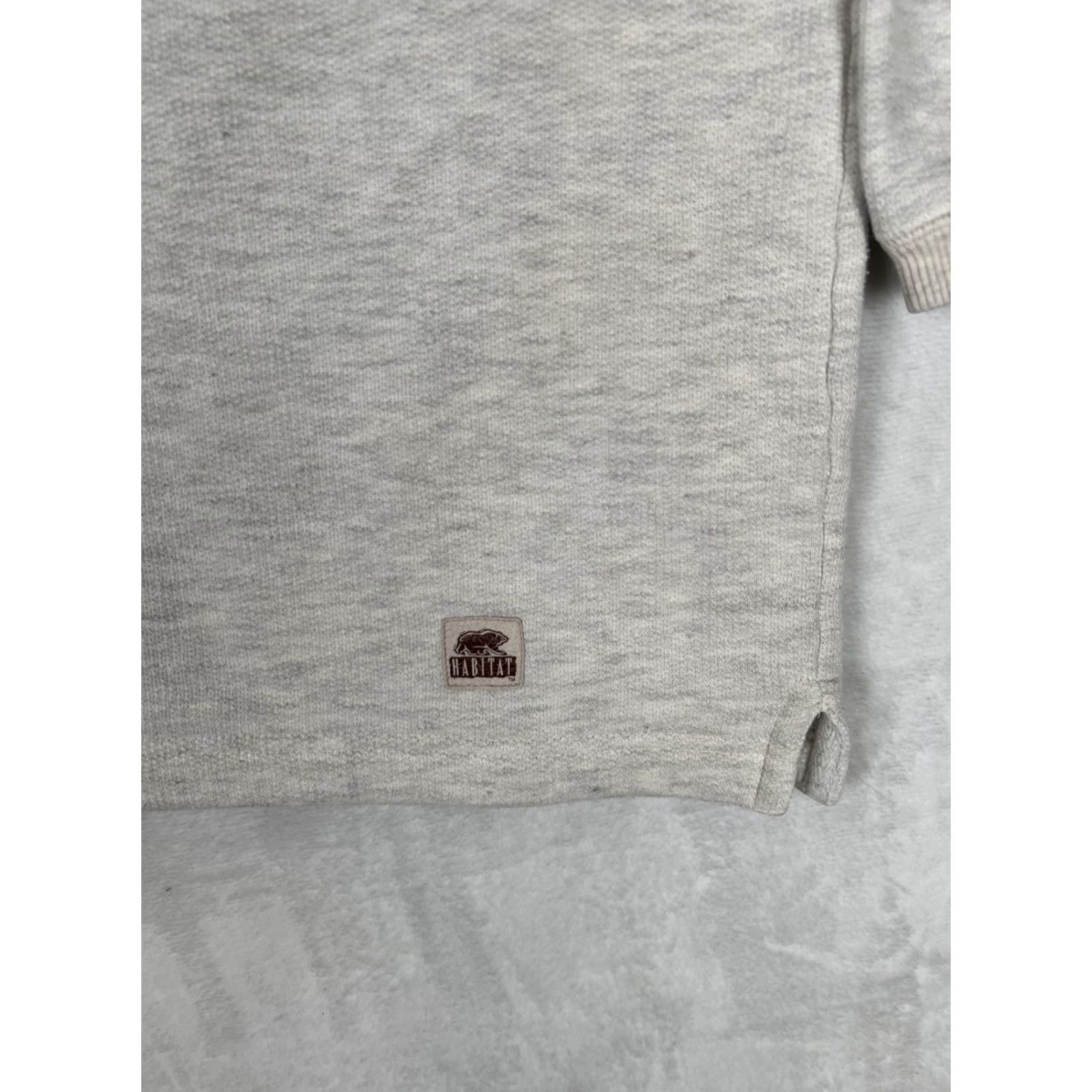 Habitat VINTAGE Habitat Yosemite Sweatshirt Mens XL Gray Henley Fleece Wilderness Bear Size US XL / EU 56 / 4 - 2 Thumbnail