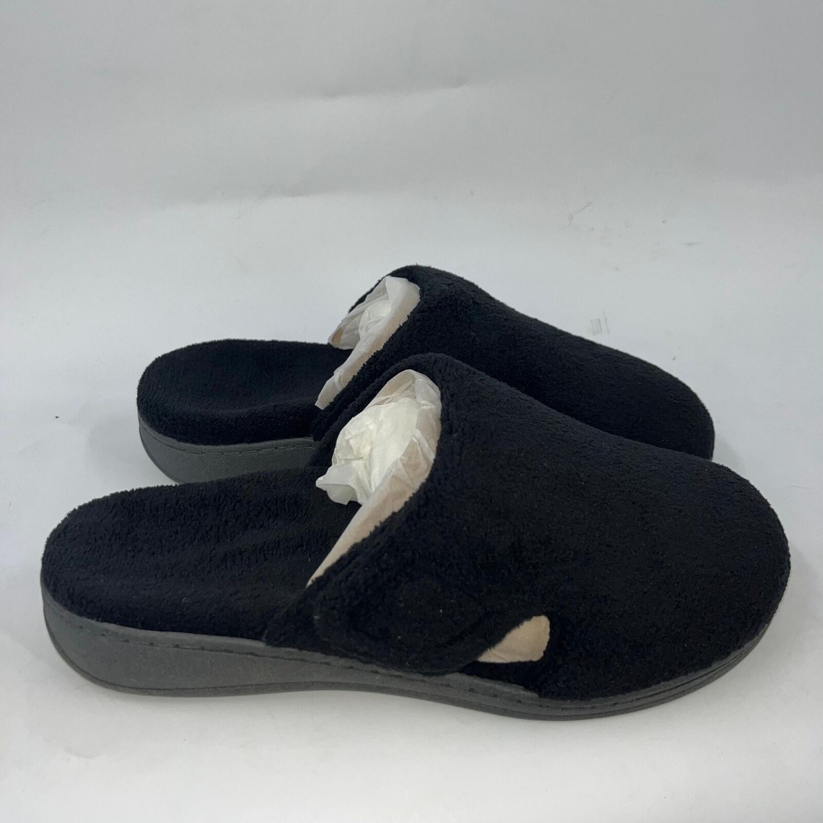 Vionic VIONIC GEMMA MULE BLACK COMFORTABLE TERRYCLOTH SLIPPER SIZE9 Size US 9 / IT 39 - 1 Thumbnail