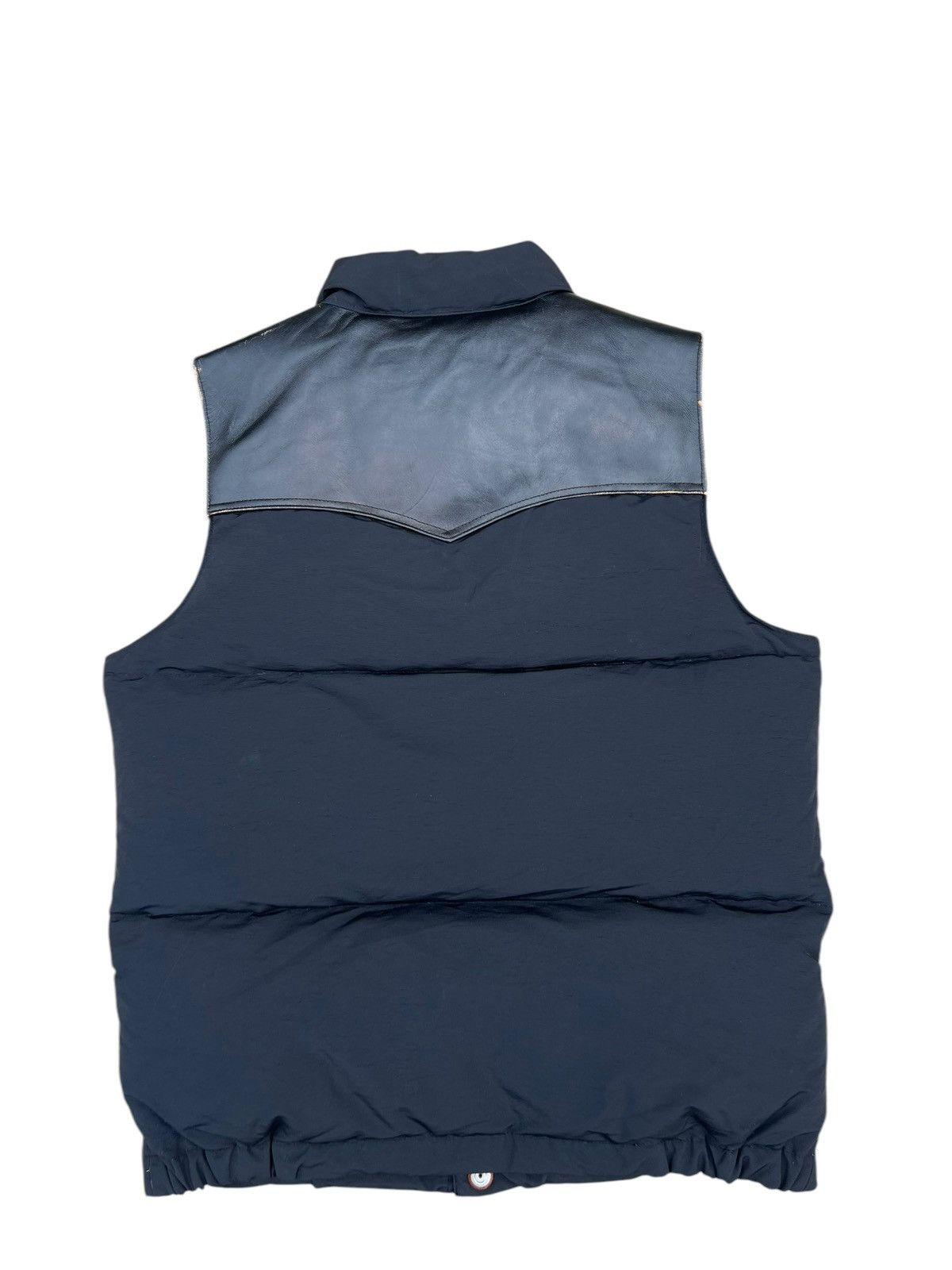 Engineered Garments × Needles × Nepenthes Cootie Productions Japan Down Puffer Western Leather Vest Size US M / EU 48-50 / 2 - 13 Thumbnail