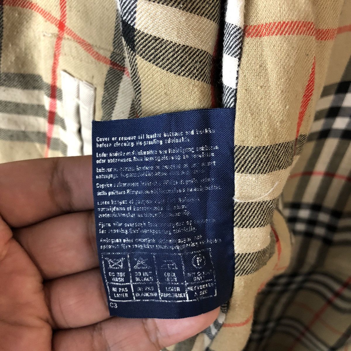 Burberry Burberrys nova check made in england vtg Coats parkas #A1611 Size US L / EU 52-54 / 3 - 14 Thumbnail