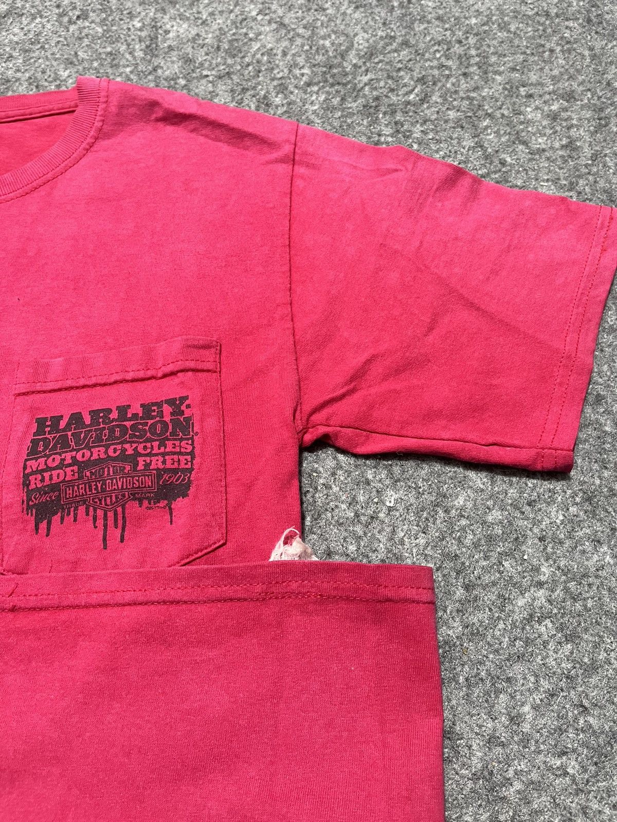 Harley Davidson × Vintage ✅Accept Offer✅Harley Davidson x Hanes Pocket Tee Size US S / EU 44-46 / 1 - 6 Thumbnail