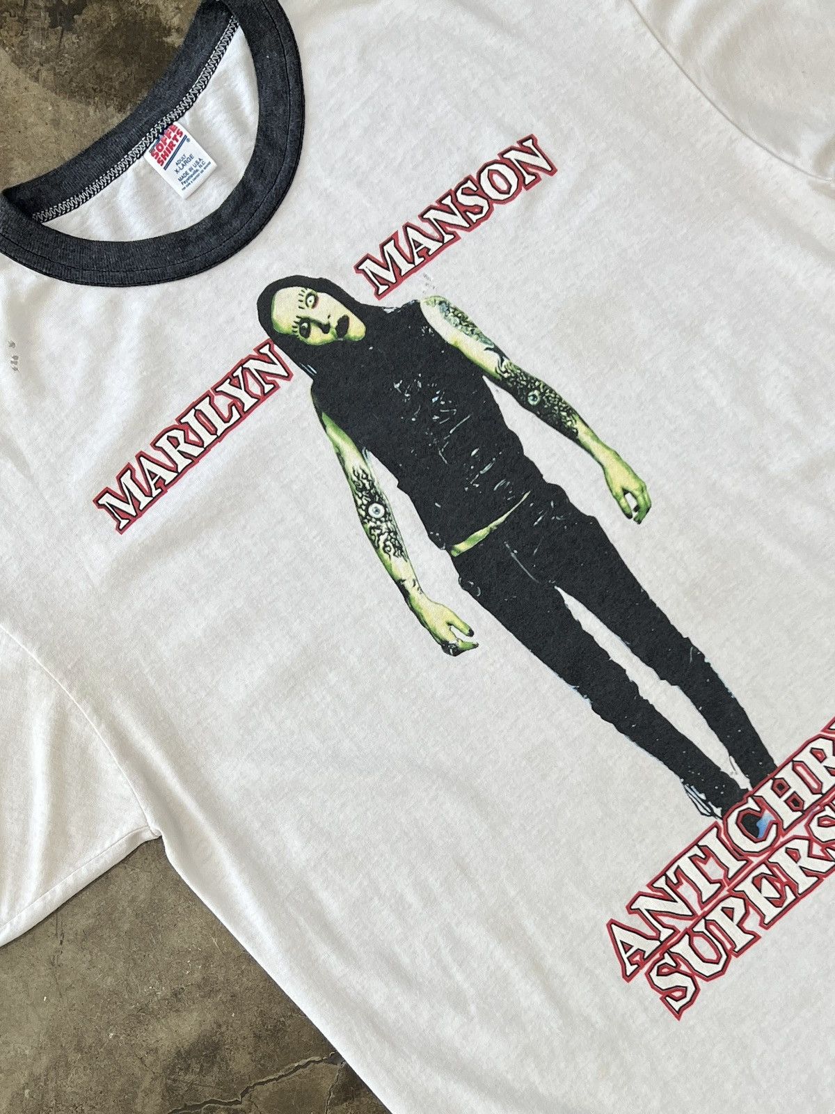 Band Tees Vintage 1995 Marilyn Manson Antichrist Superstar Band Tee XL Size US XL / EU 56 / 4 - 1 Thumbnail