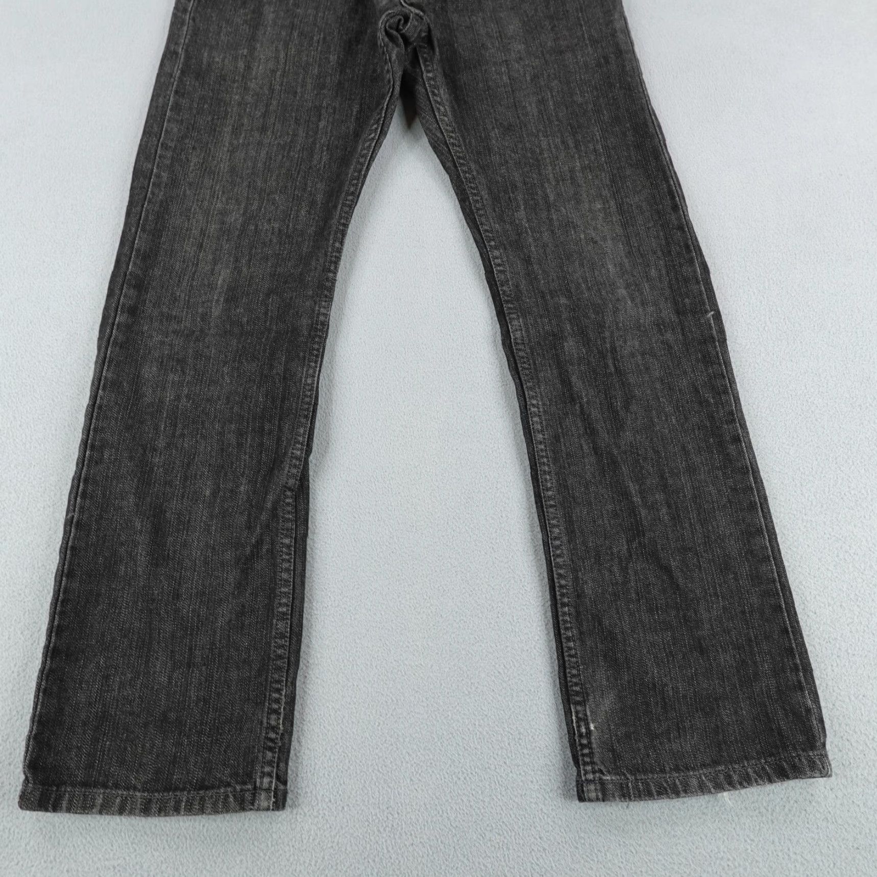 Levi's VINTAGE Levi's Jeans Mens 514 Regular Fit Denim 31x30 Black - Straight Leg, Button-Fly, 90s Style Men’s Pants Size US 30 / EU 46 - 3 Thumbnail
