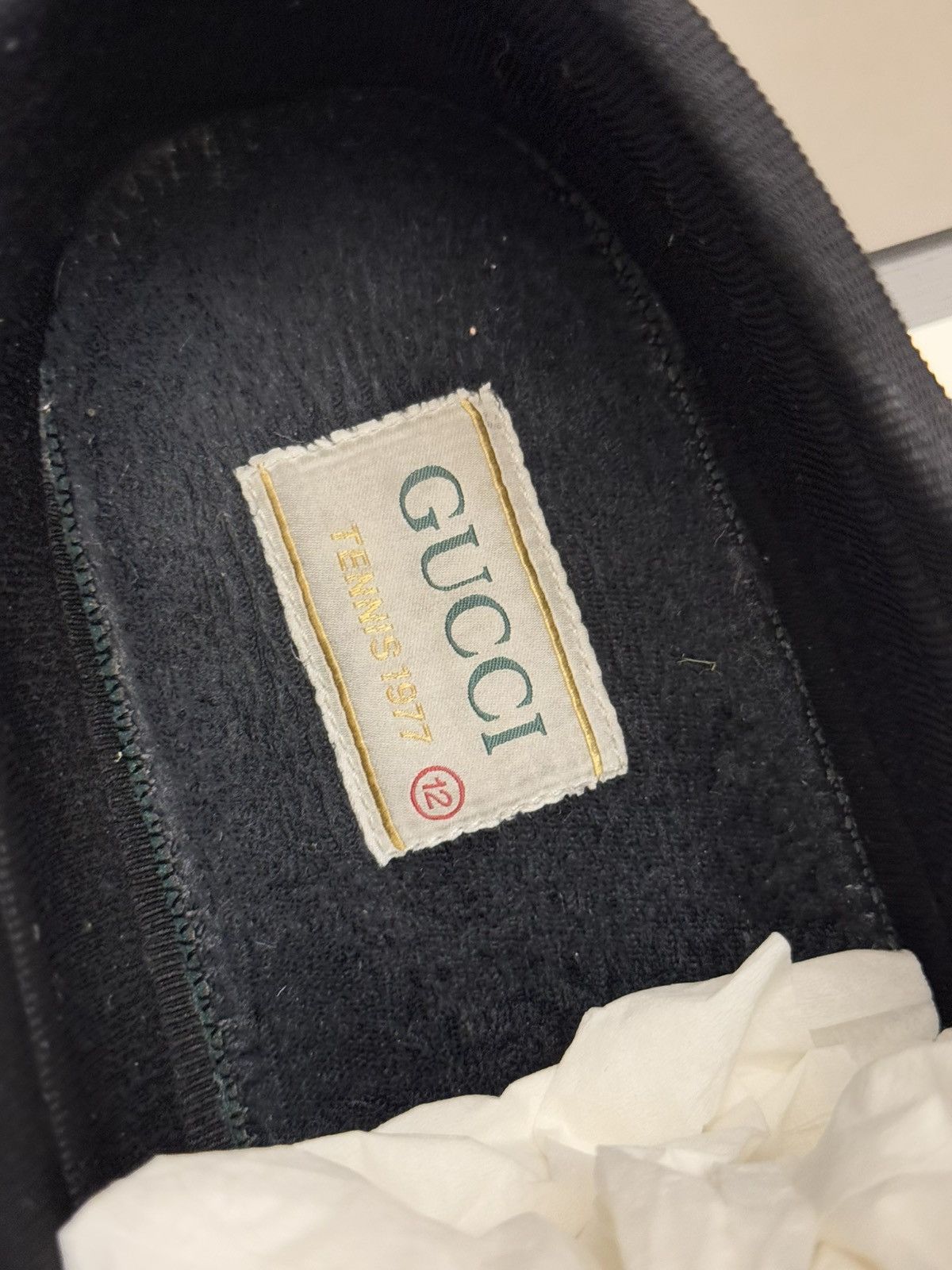 Gucci 12G/12.5US Gucci 1977 Tennis Sneakers GG Canvas Size US 12.5 / EU 45-46 - 9 Thumbnail