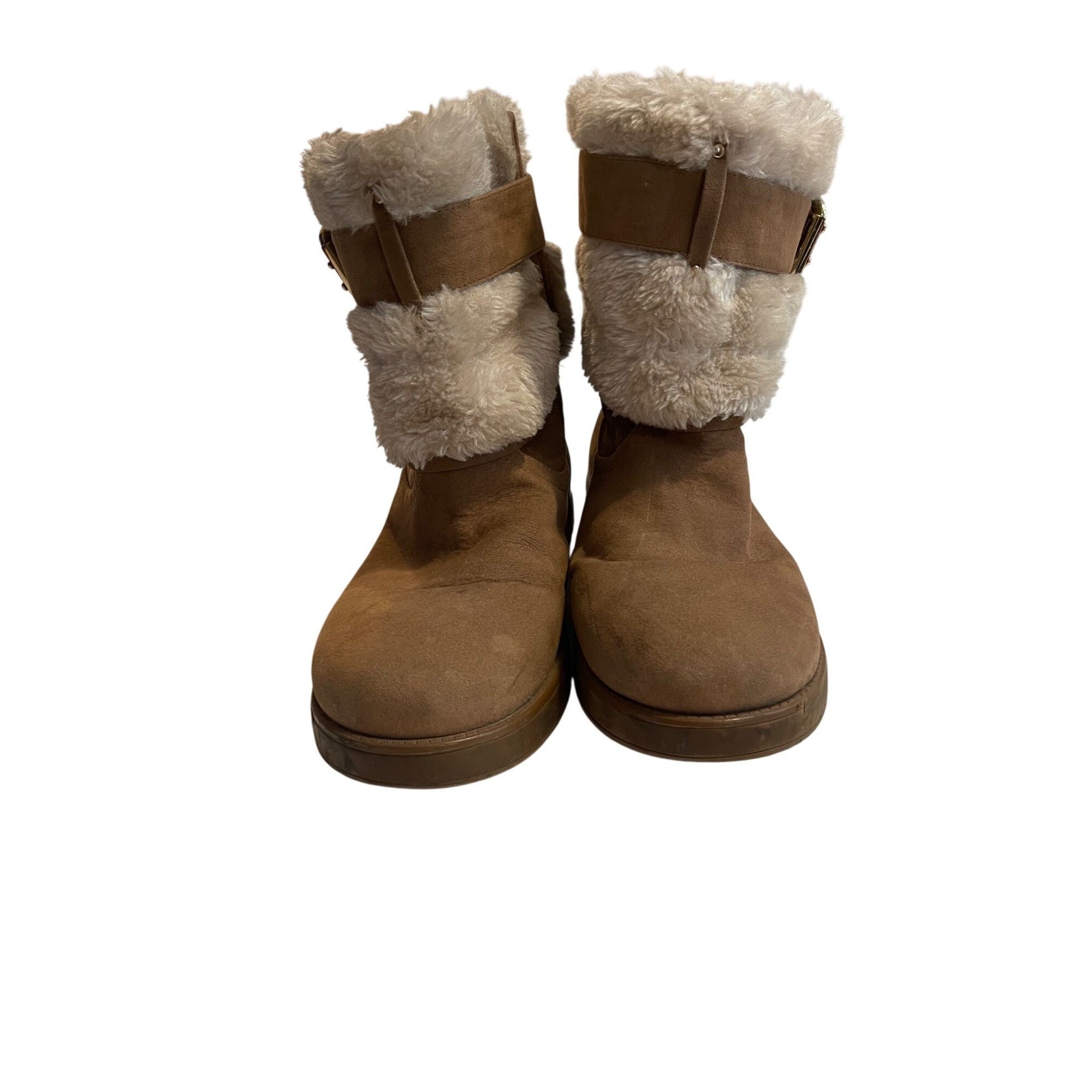 Guess GUESS Size 8 Mid-CALF Sherpa Lined Camel Winter Boot Size US 8 / IT 38 - 5 Thumbnail