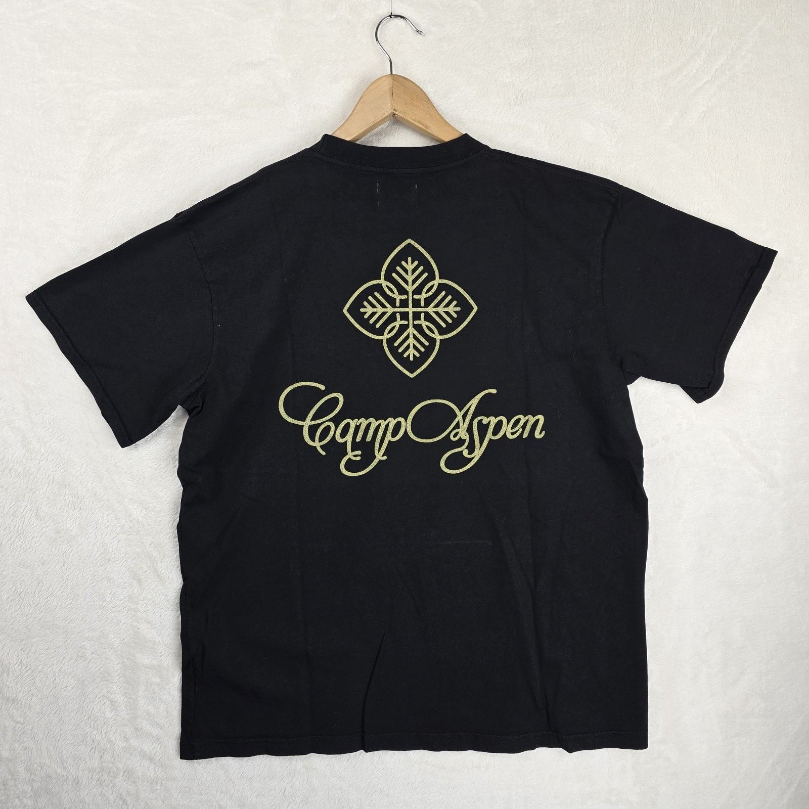 Other Camp Aspen Snow Leaf T- Shirt Mens Size Large Black NWT Size US L / EU 52-54 / 3 - 6 Thumbnail