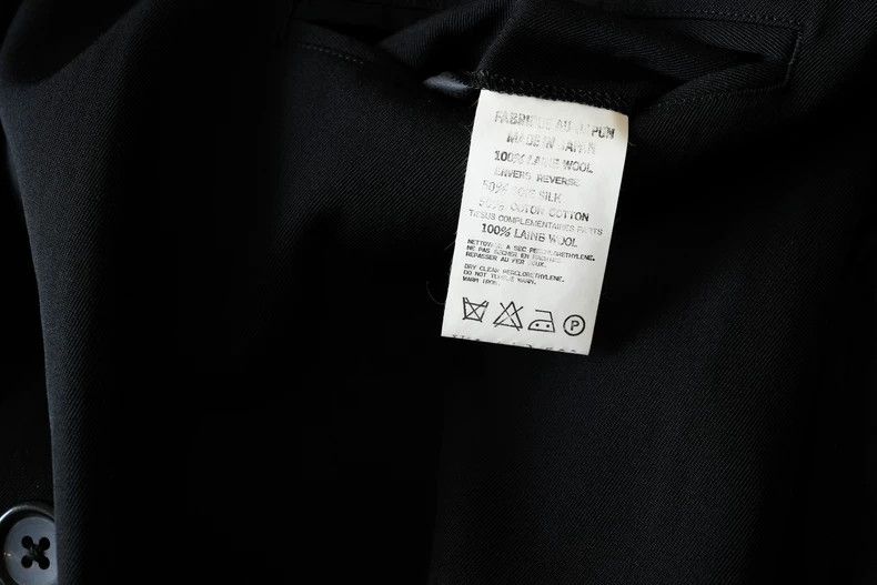 Yohji Yamamoto Yohji Yamamoto 98AW concealed button reversible silk strip Size US M / EU 48-50 / 2 - 9 Thumbnail