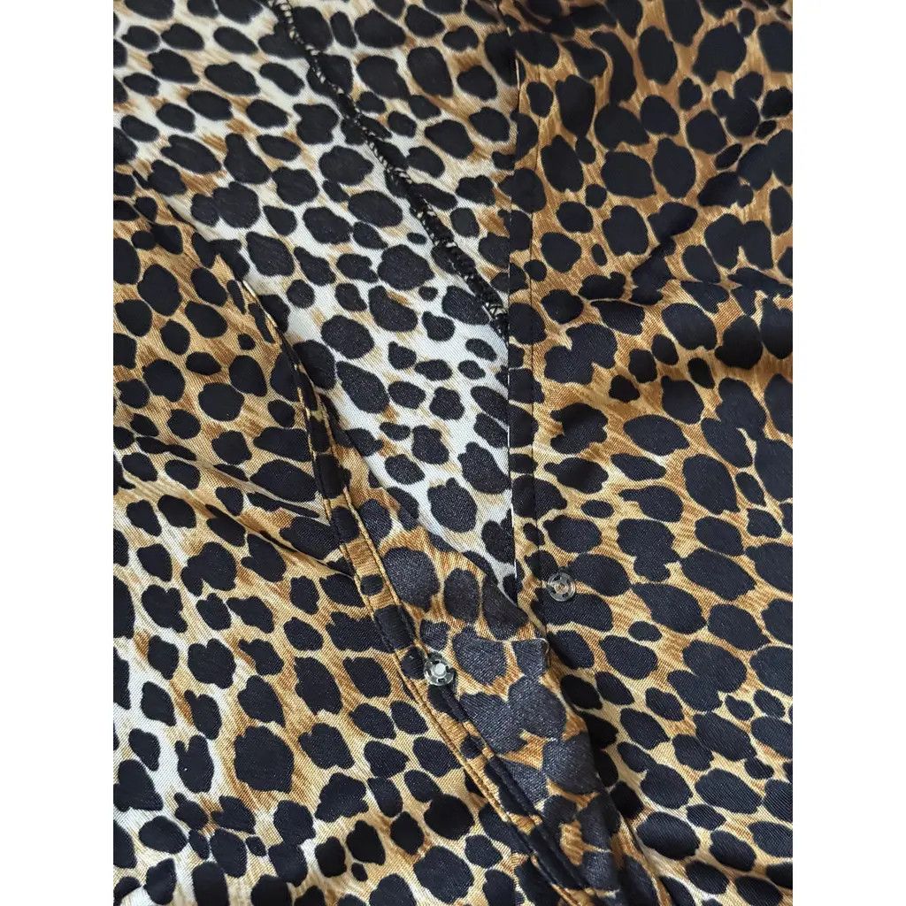 Dolce & Gabbana Dolce & Gabbana Vintage Leopard Print Wrap Dress IT40 Size S / US 4 / IT 40 - 4 Thumbnail