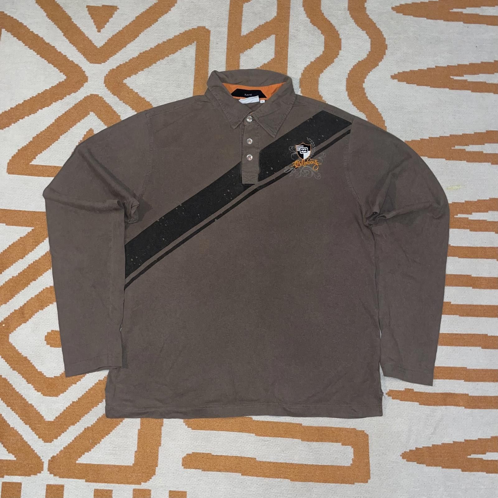 Billabong Billabong 00s Embroidered Polo Longsleeve L Size US L / EU 52-54 / 3 - 1 Thumbnail
