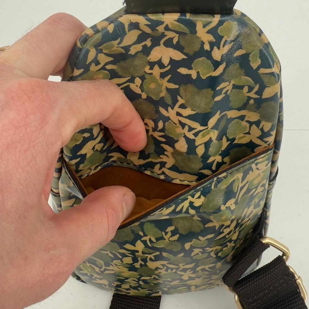 Patricia Nash NWT Patricia Nash Marisol Olive Groves Leather Sling Bag Size ONE SIZE - 9 Thumbnail