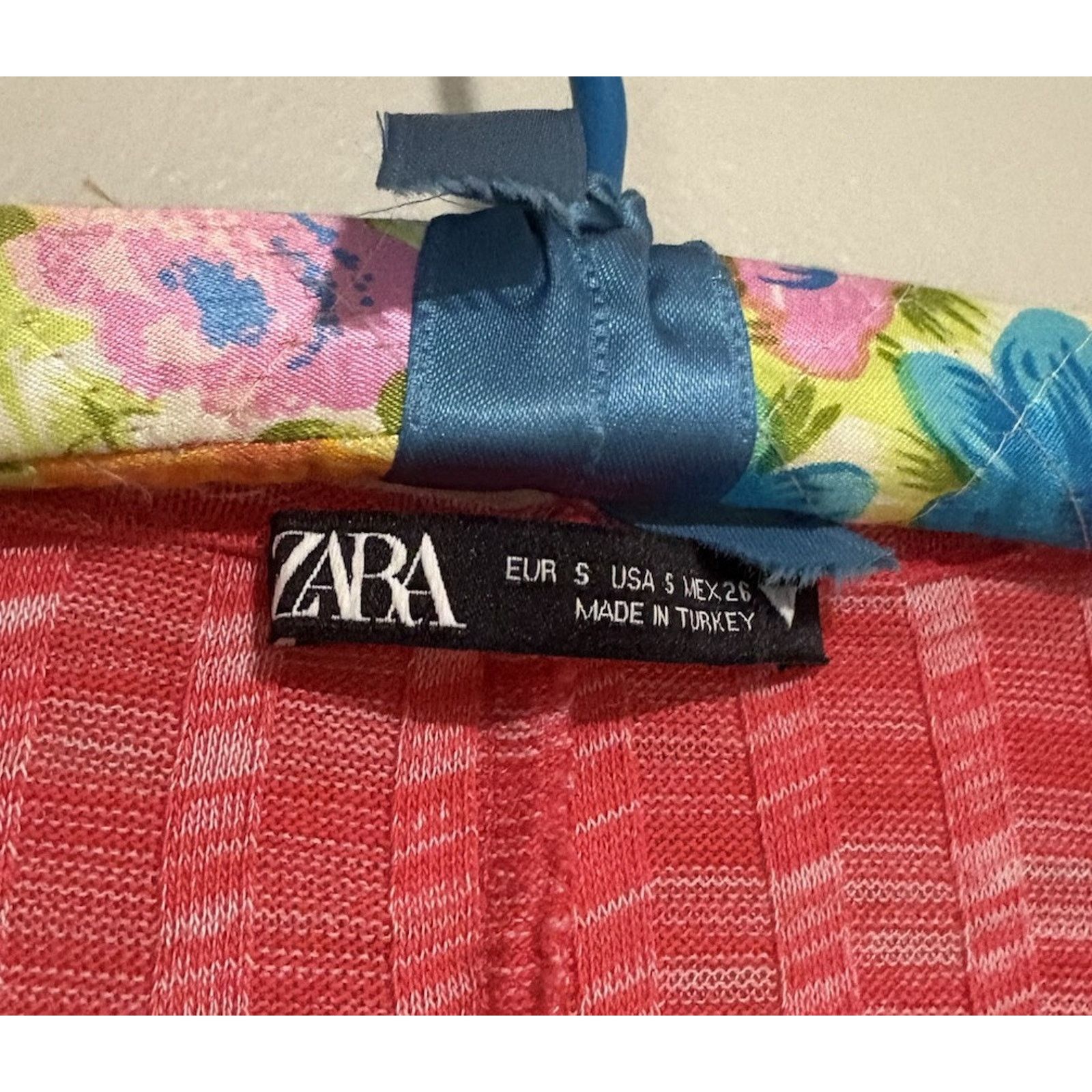 Zara Zara Pink Ribbed Long Form Fitted Dress Size Small Women’s Size S / US 4 / IT 40 - 4 Thumbnail
