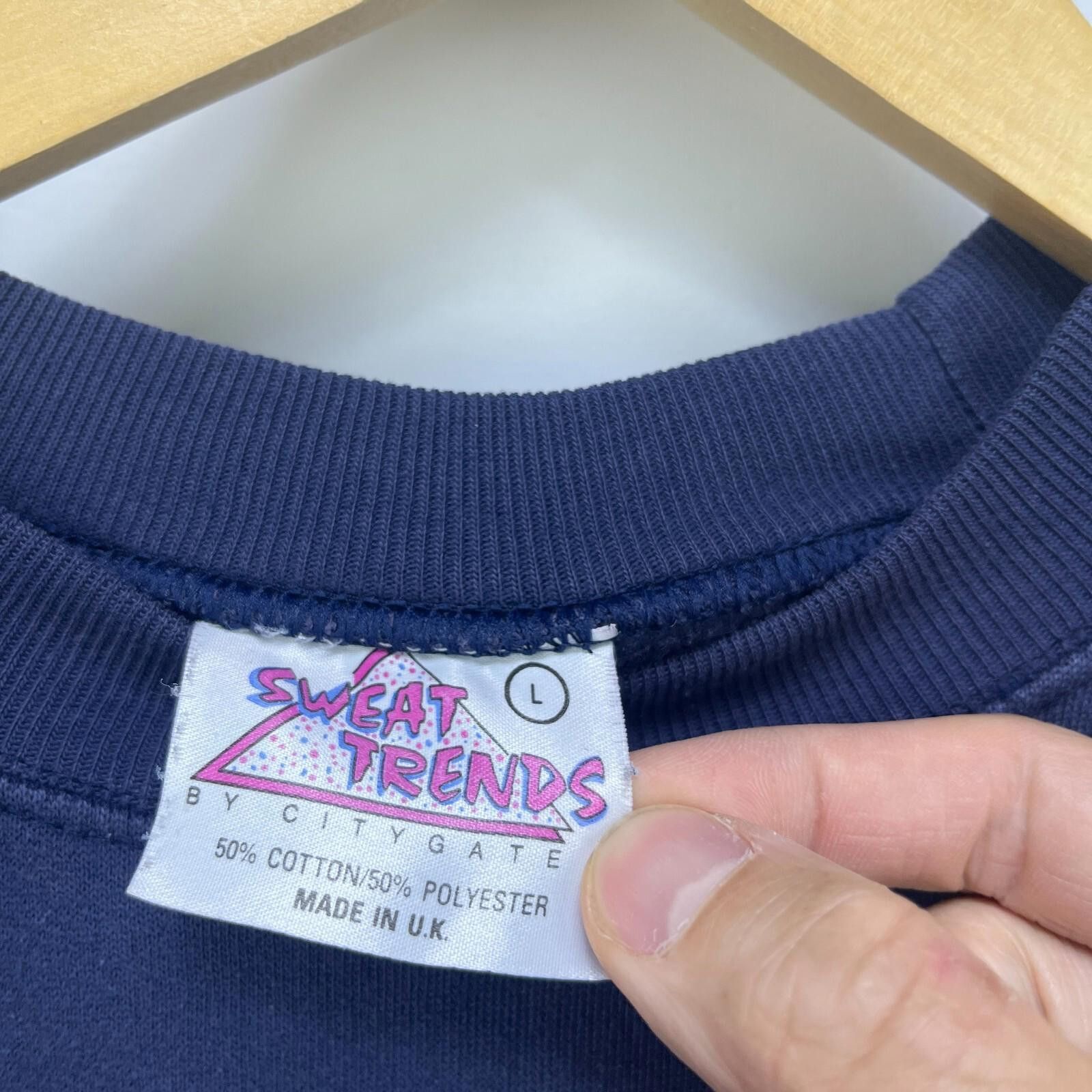 The Unbranded Brand Vintage 90s Oxford University Raglan Sweatshirt Youth Large Size US L / EU 52-54 / 3 - 4 Thumbnail