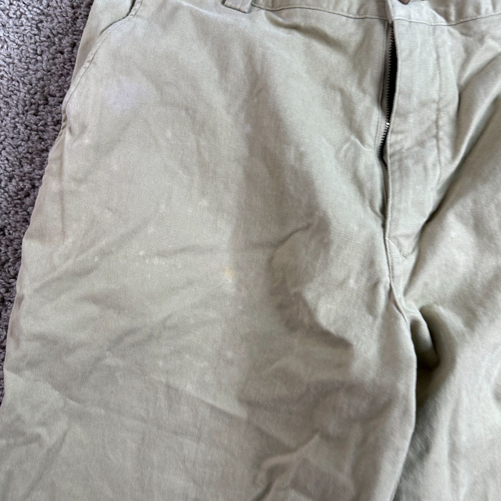 Tommy Bahama Tommy Bahama Pants Mens 36 Beige Chino Cotton Blend Flat Front Pockets Vintage No N/A Size US 36 / EU 52 - 4 Thumbnail