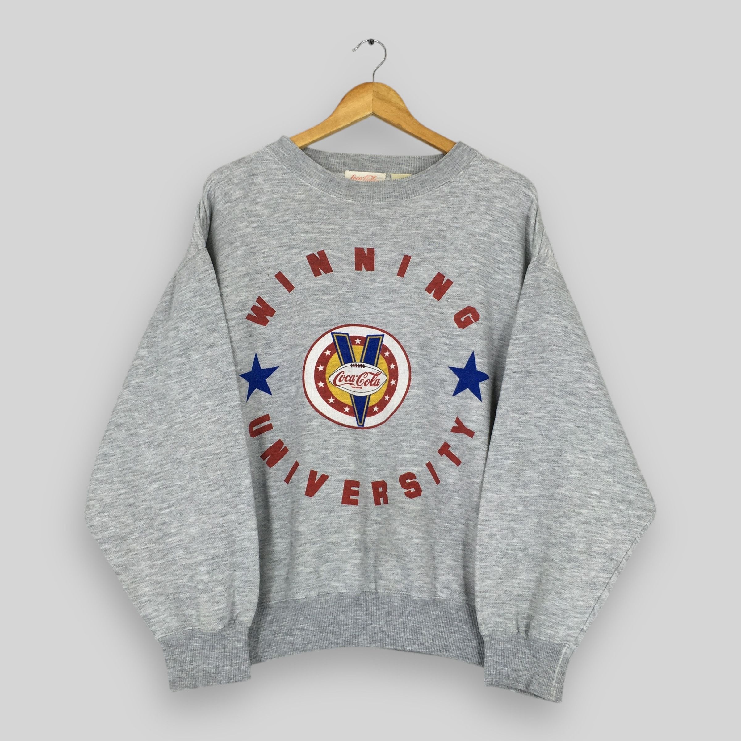 Coca Cola × Vintage RARE Vintage 90s Coca Cola Carbonated Drink Sweatshirt Large Size US L / EU 52-54 / 3 - 1 Thumbnail