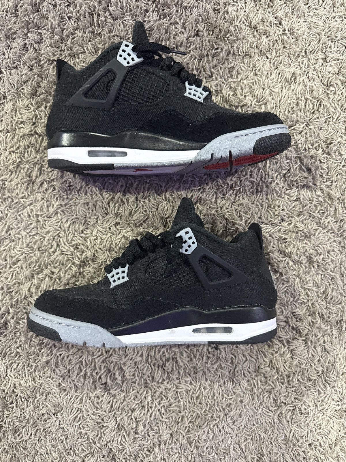 Jordan Brand Jordan 4 black canvas Size US 9.5 / EU 42-43 - 2 Thumbnail