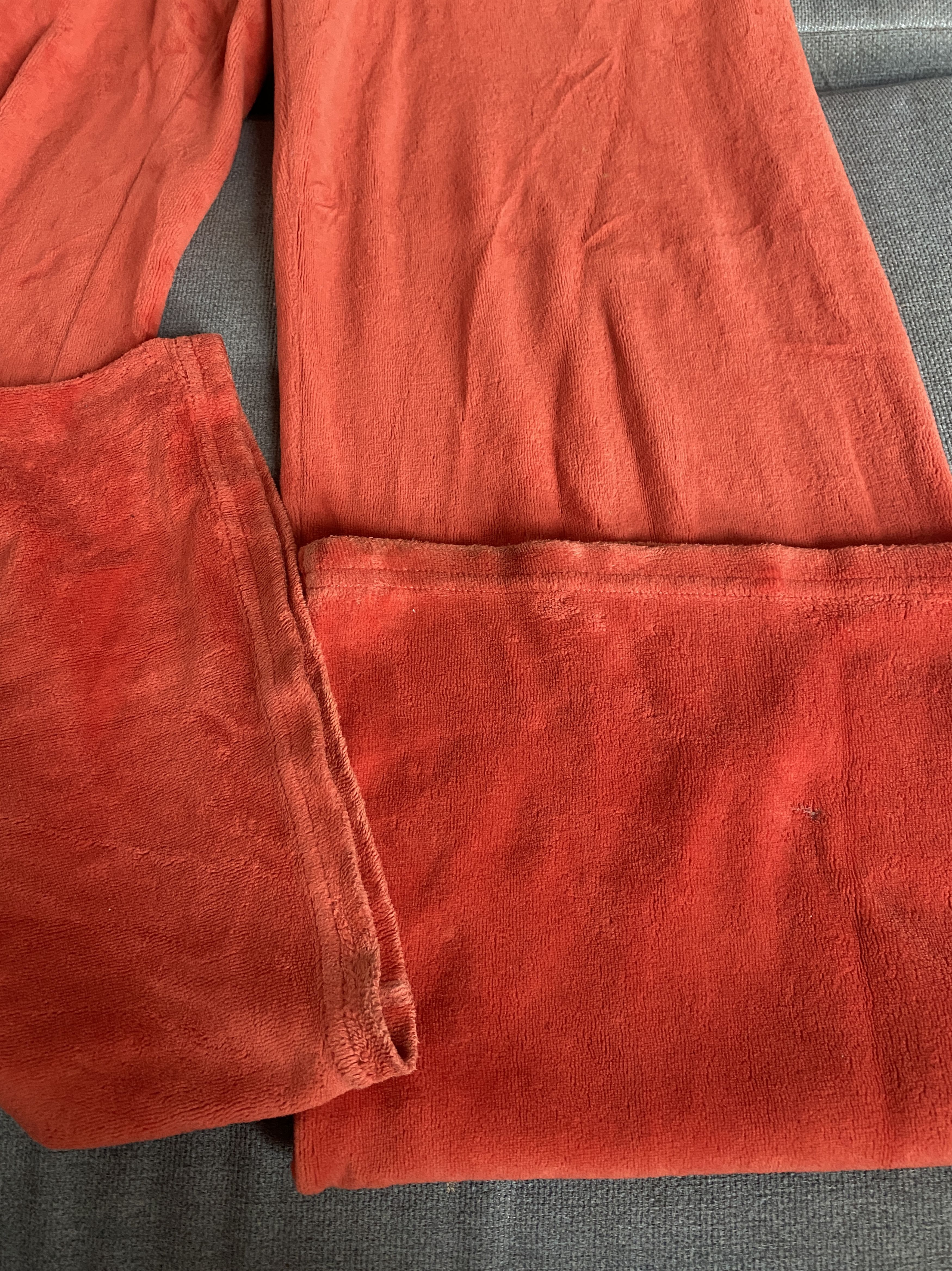 Juicy Couture × Vintage Juicy Couture small logo flare velvet sweatpants velour y2k Size 28" / US 6 / IT 42 - 8 Thumbnail