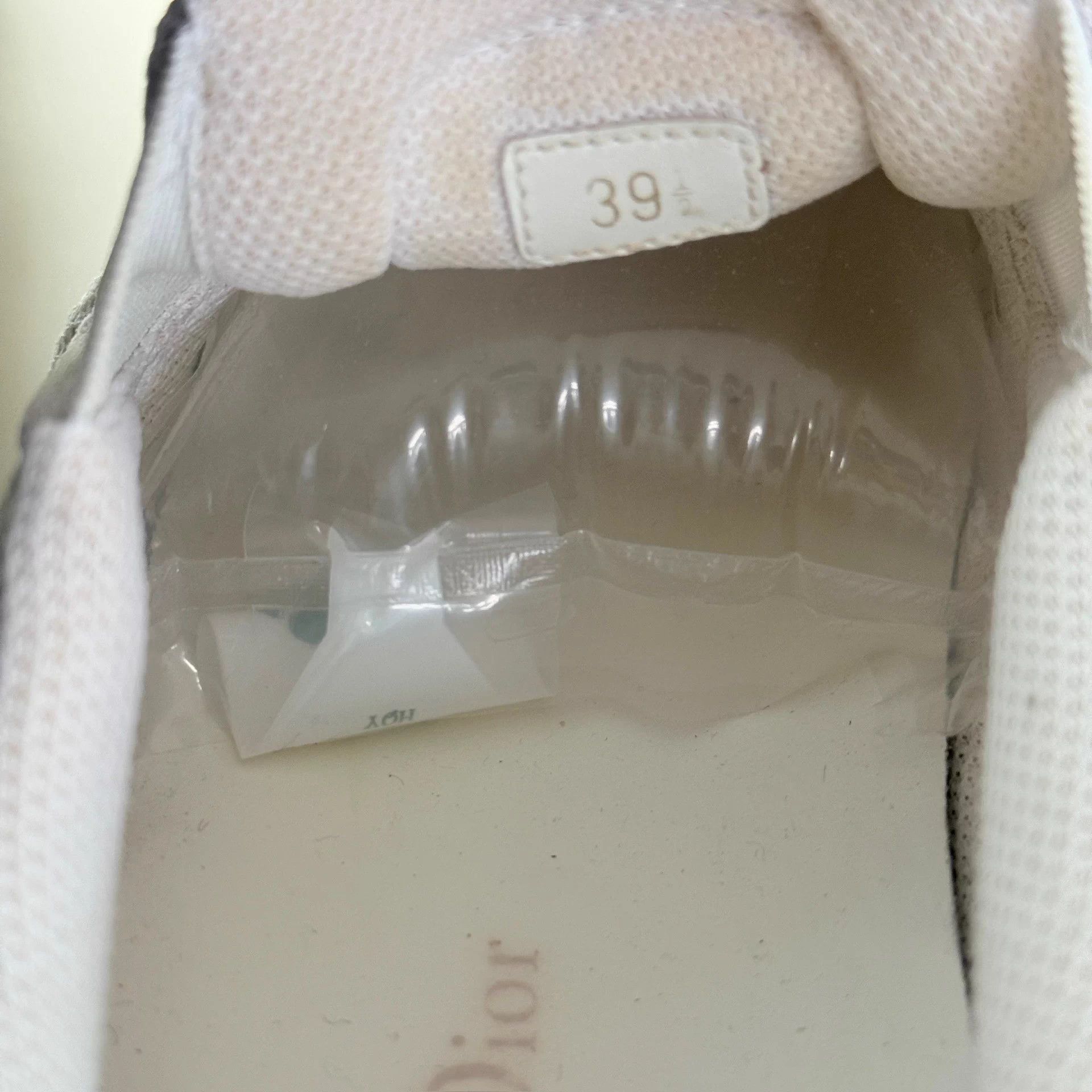 Dior Dior Gray/White DR Embroidery Allover Print Slide 39.5 Size US 8.5 / IT 38.5 - 7 Thumbnail