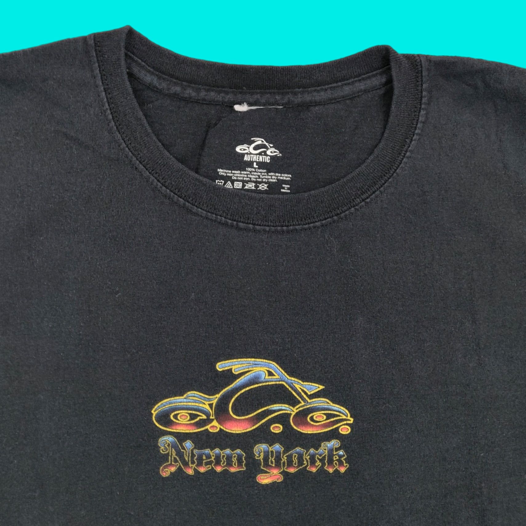 Vintage VINTAGE Orange County Choppers Shirt Mens L Black 90s Biker Motorcycle Graphic Print Double-Sided Crew Neck Cotton T-Shirt Yellow? Size US L / EU 52-54 / 3 - 1 Thumbnail