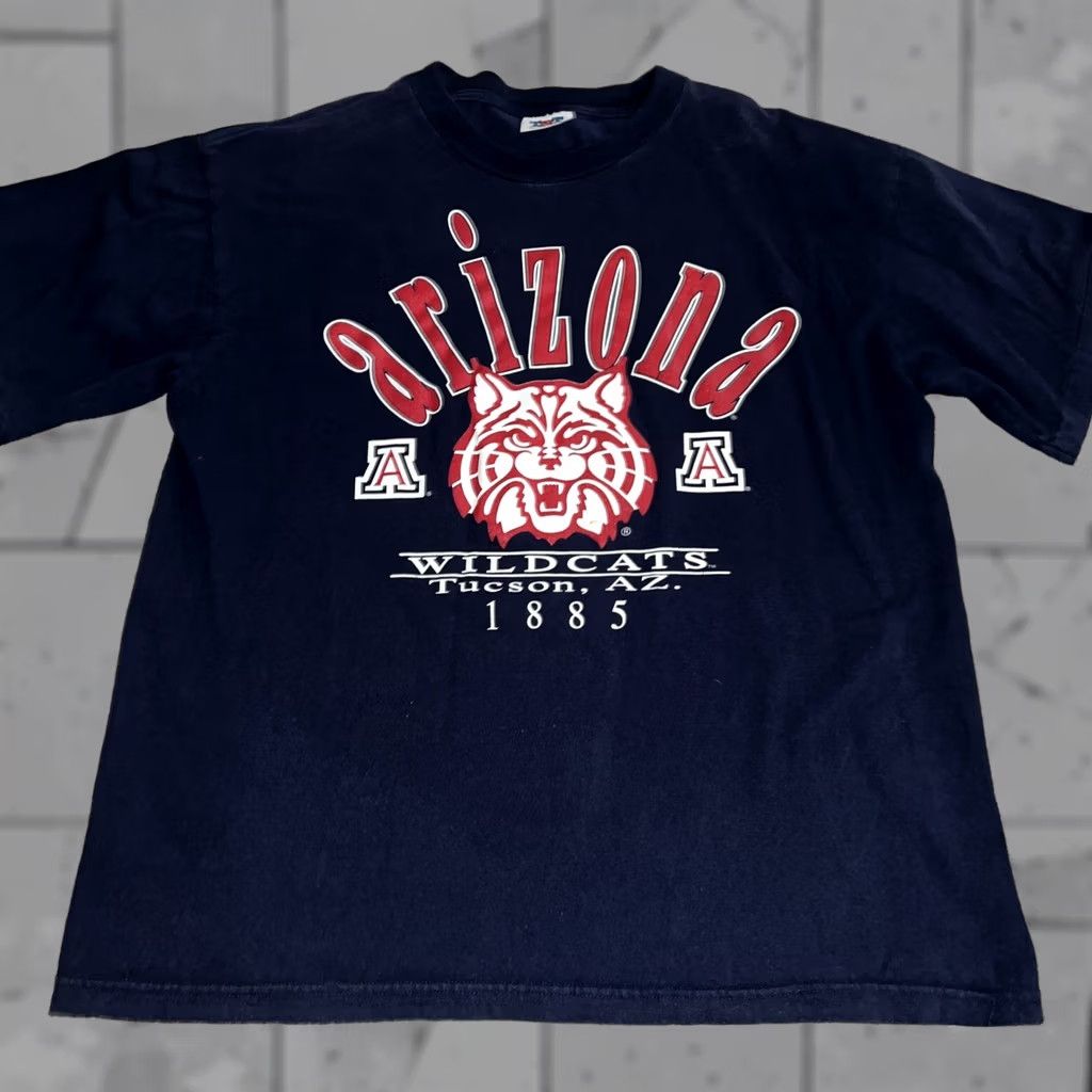 Vintage VTG Single Stitch Blue AZ Wild Cats T-Shirt Mens Size L Size US L / EU 52-54 / 3 - 1 Thumbnail