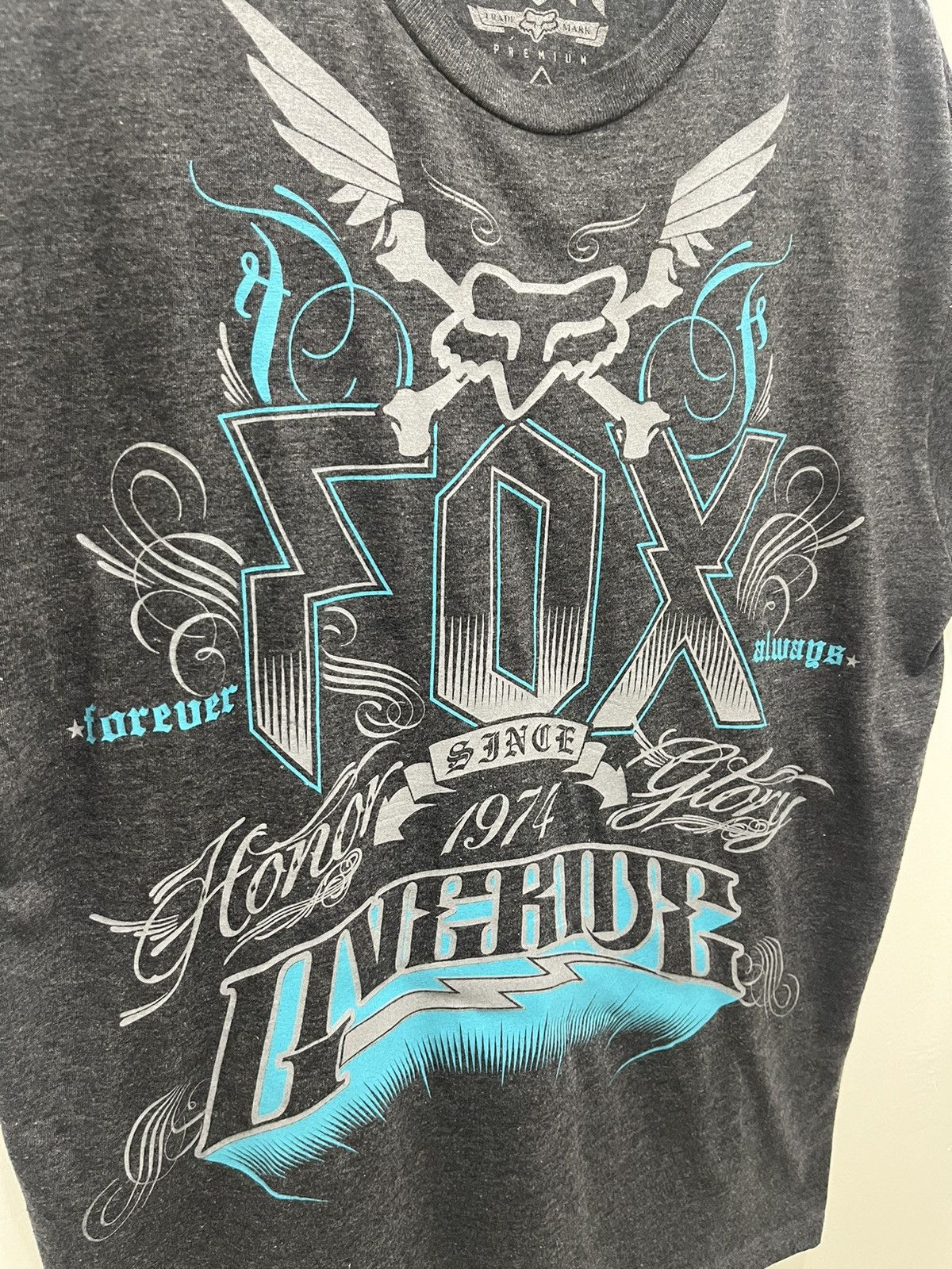 Fox Racing Overprinted fox Short Sleeve Y2K Tshirt Size US L / EU 52-54 / 3 - 2 Thumbnail