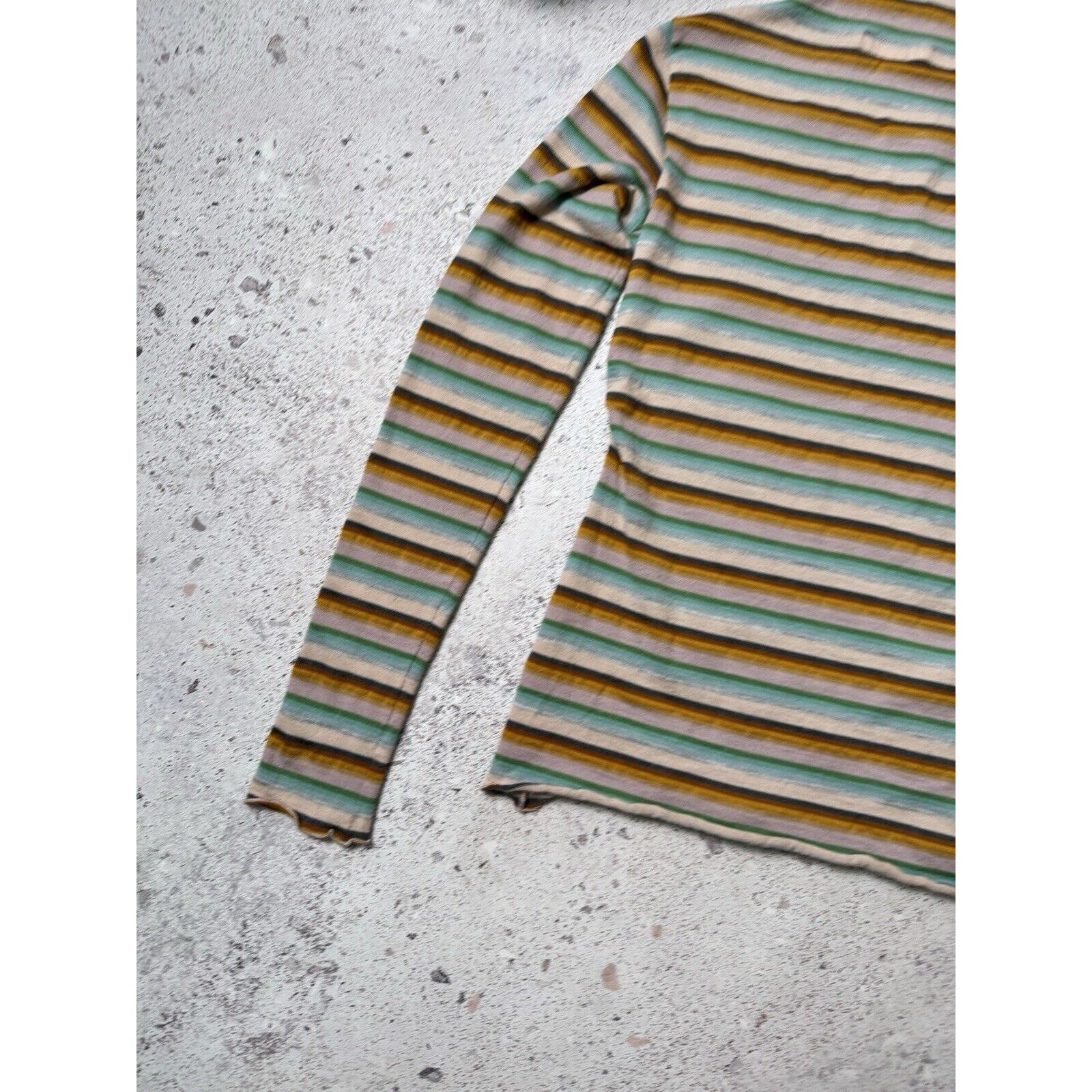 Miss Sixty Vintge Miss Sixty Turtleneck Sweater Avant Garde Striped Size L / US 10 / IT 46 - 18 Thumbnail
