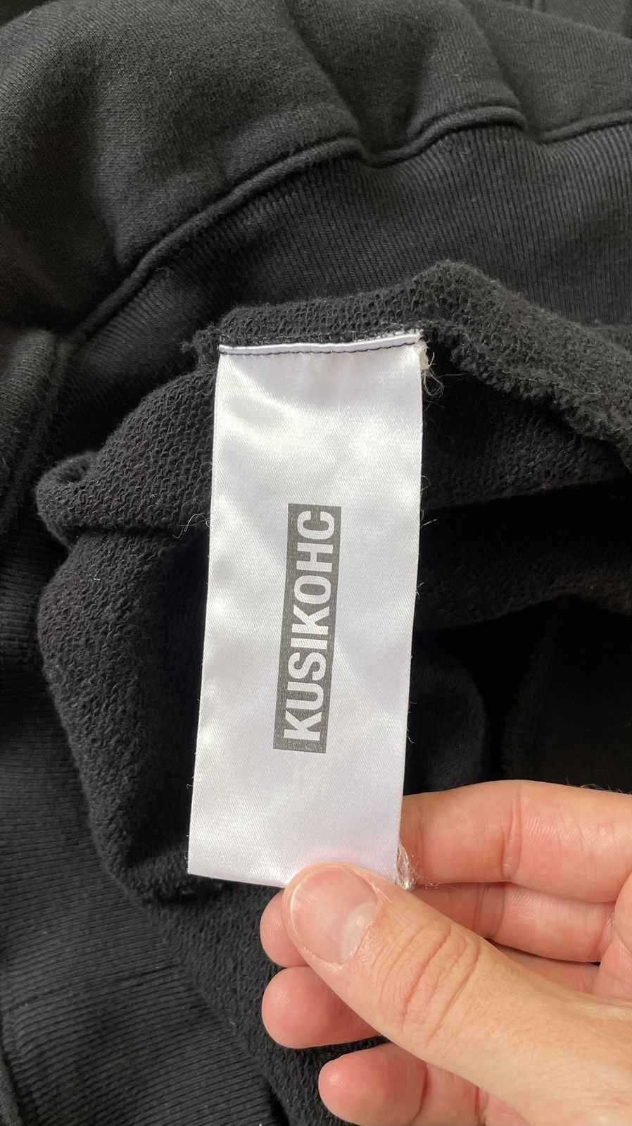 Kusikohc Black Cotton ‘Flower Men’ Hoodie Size US M / EU 48-50 / 2 - 9 Thumbnail