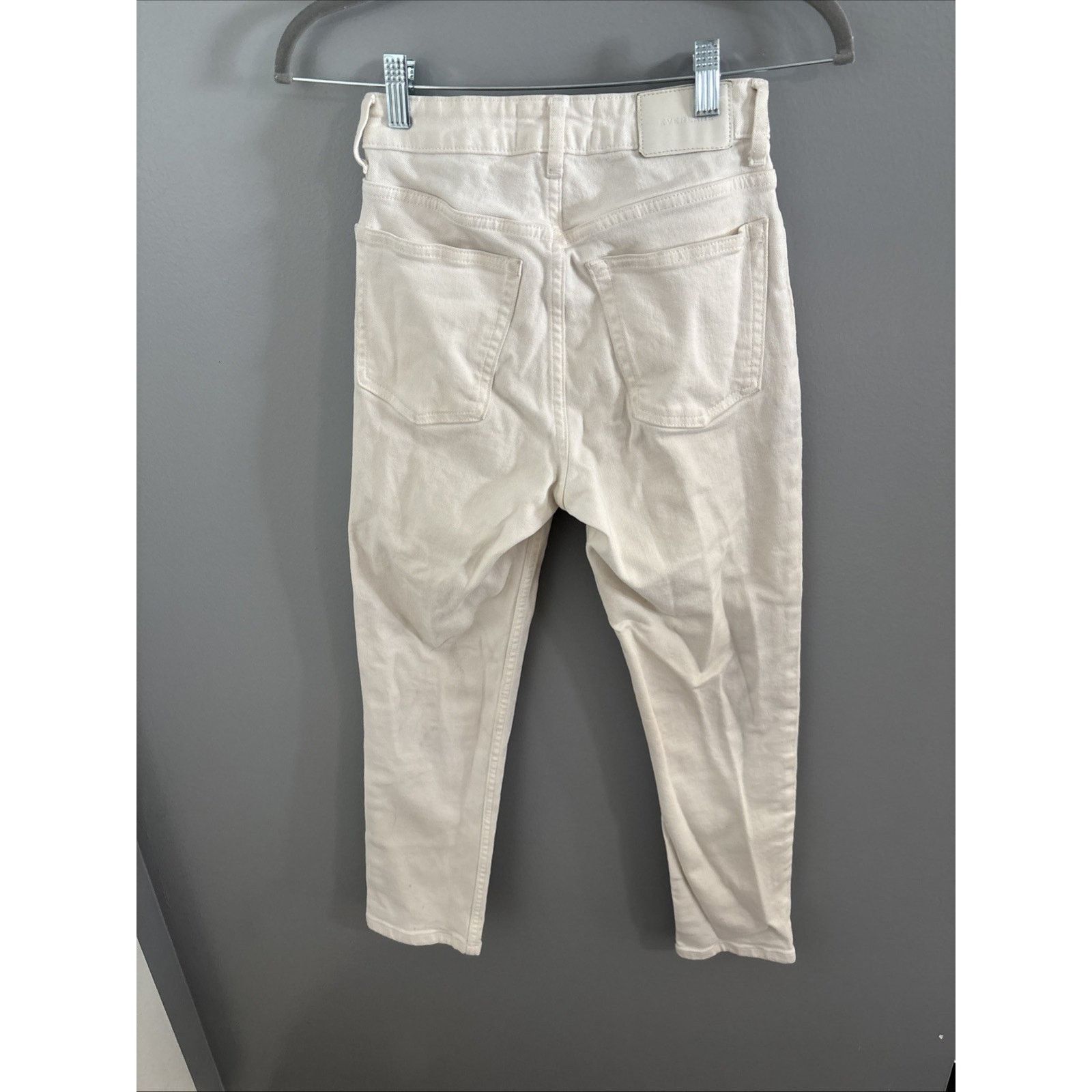 Everlane Everlane White Jean 24 Crop Size 24" / US 00 / IT 34 - 4 Thumbnail