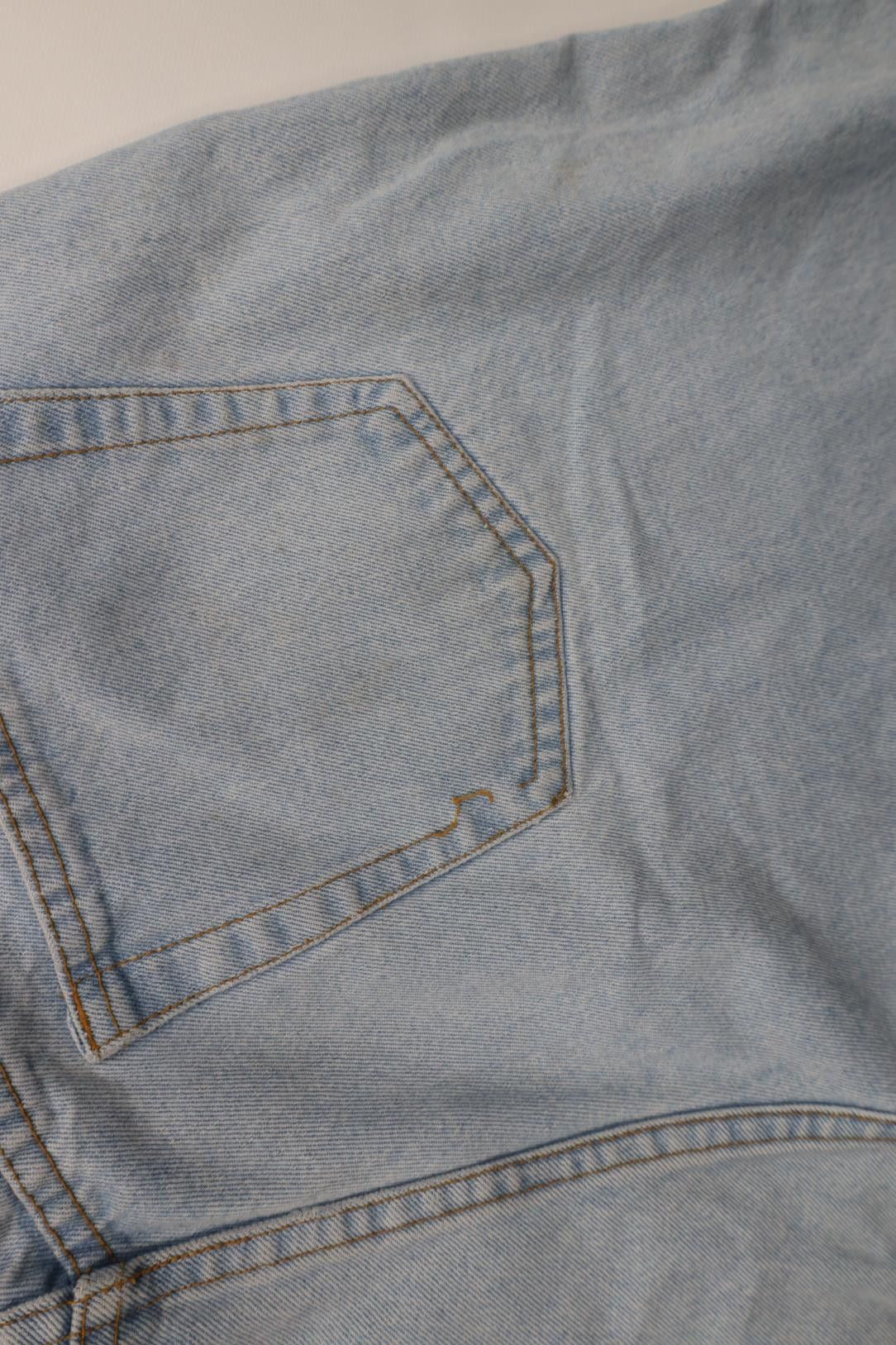 Vintage Vintage 90s IOU Skateboarding Baggy Denim Jean Shorts Blue Size US 38 / EU 54 - 18 Thumbnail
