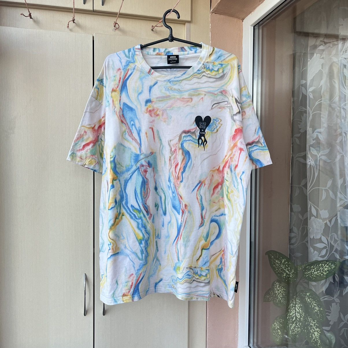 Globe Globe x dead kooks tie die Skateboard Tee Shirt Size US L / EU 52-54 / 3 - 2 Thumbnail