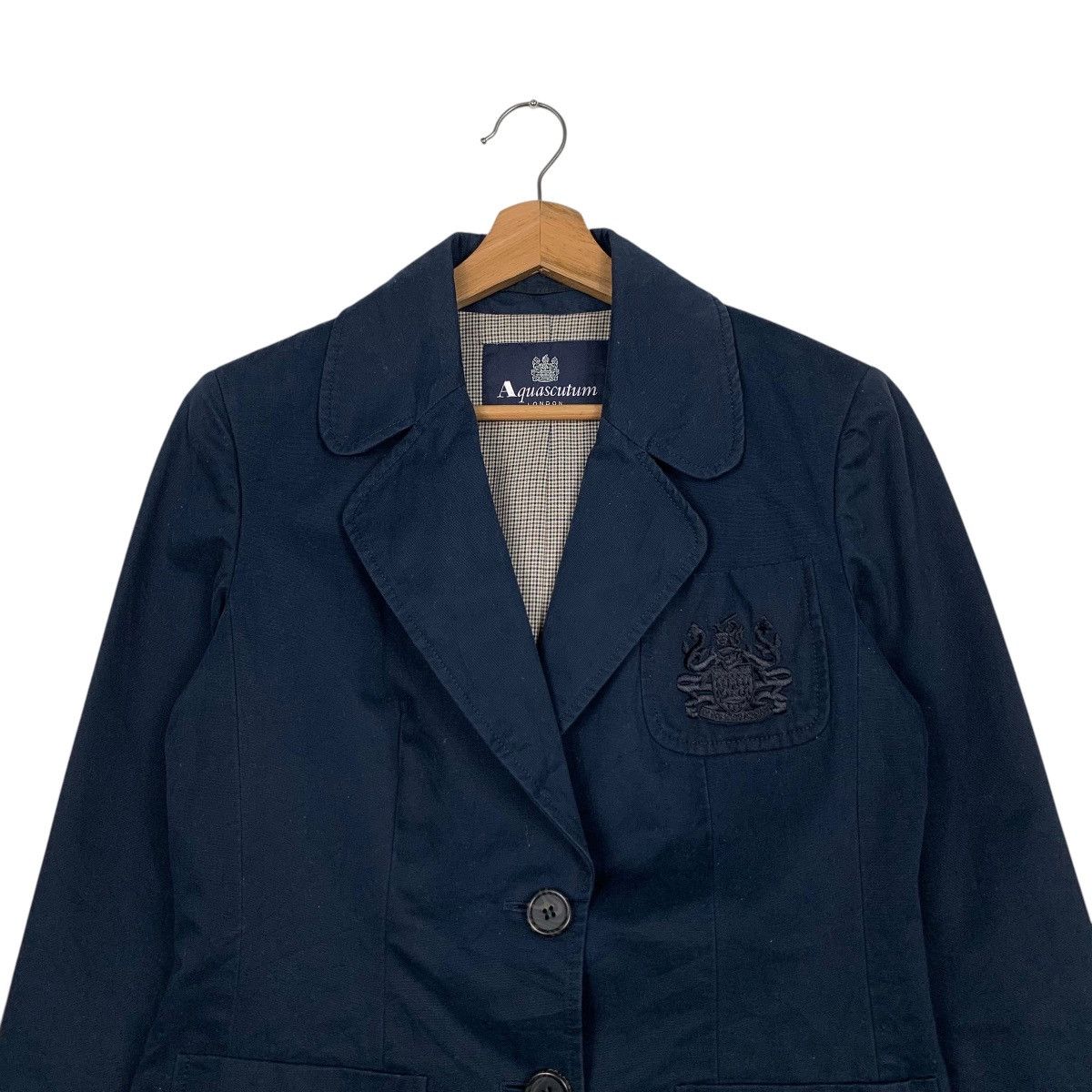 Aquascutum AQUASCUTUM London Suit Jacket Blazers #2592-C117 Size L / US 10 / IT 46 - 2 Thumbnail