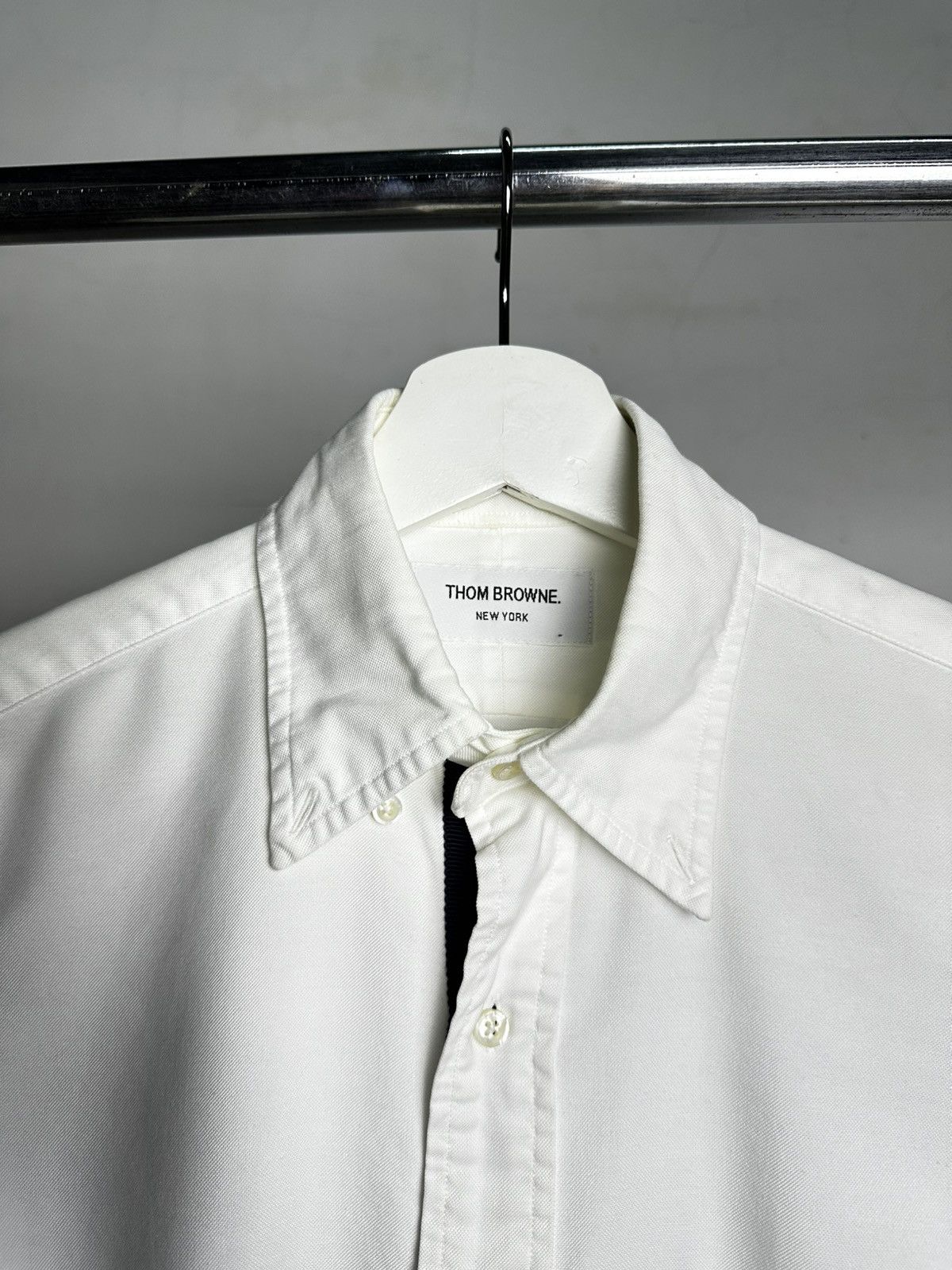 Thom Browne Thom Browne American Flag Oxford Button Shirt Size US S / EU 44-46 / 1 - 3 Thumbnail