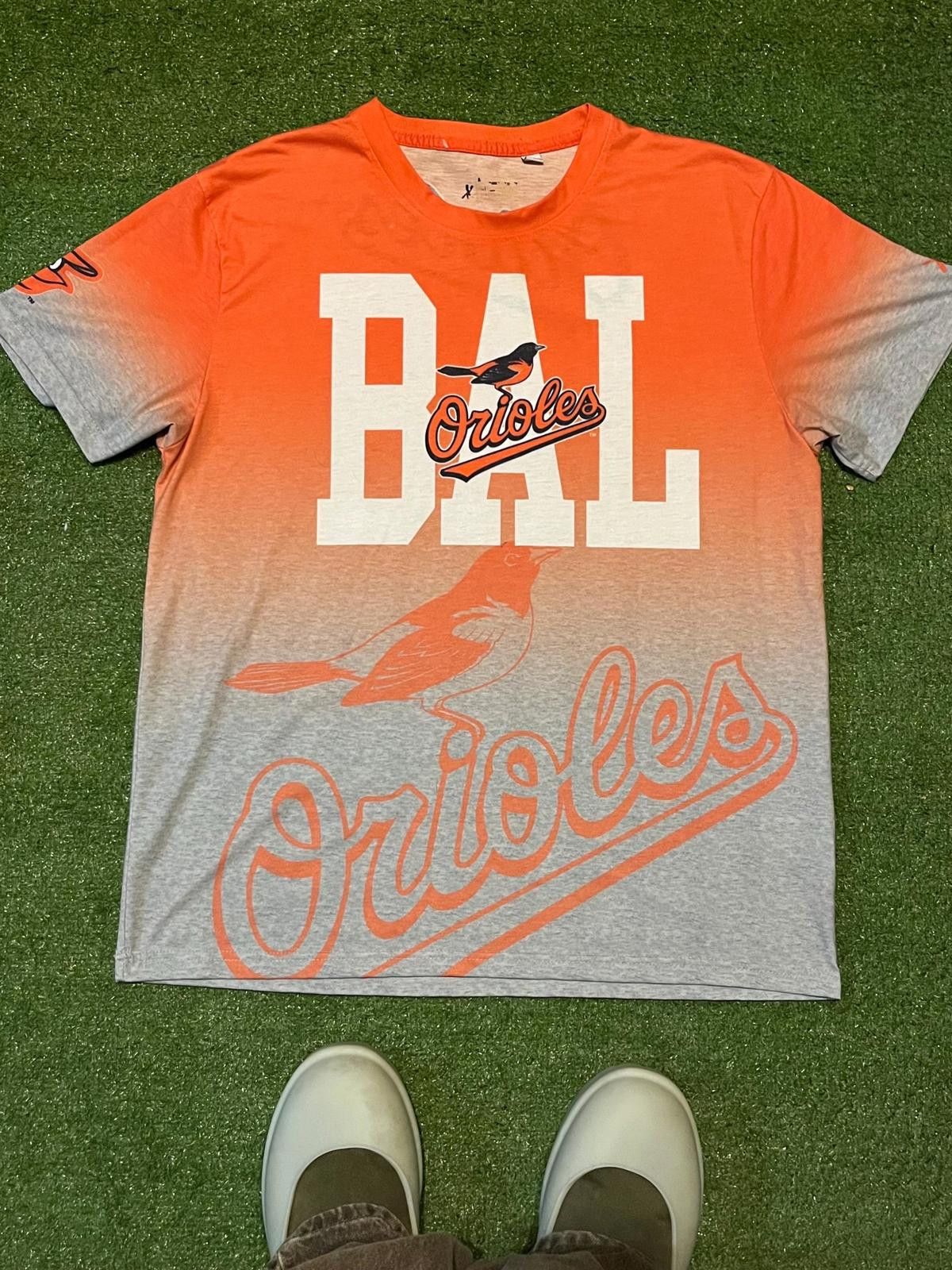 Other Baltimore Orioles Gradient Orange and Gray T-Shirt Size ONE SIZE - 1 Thumbnail