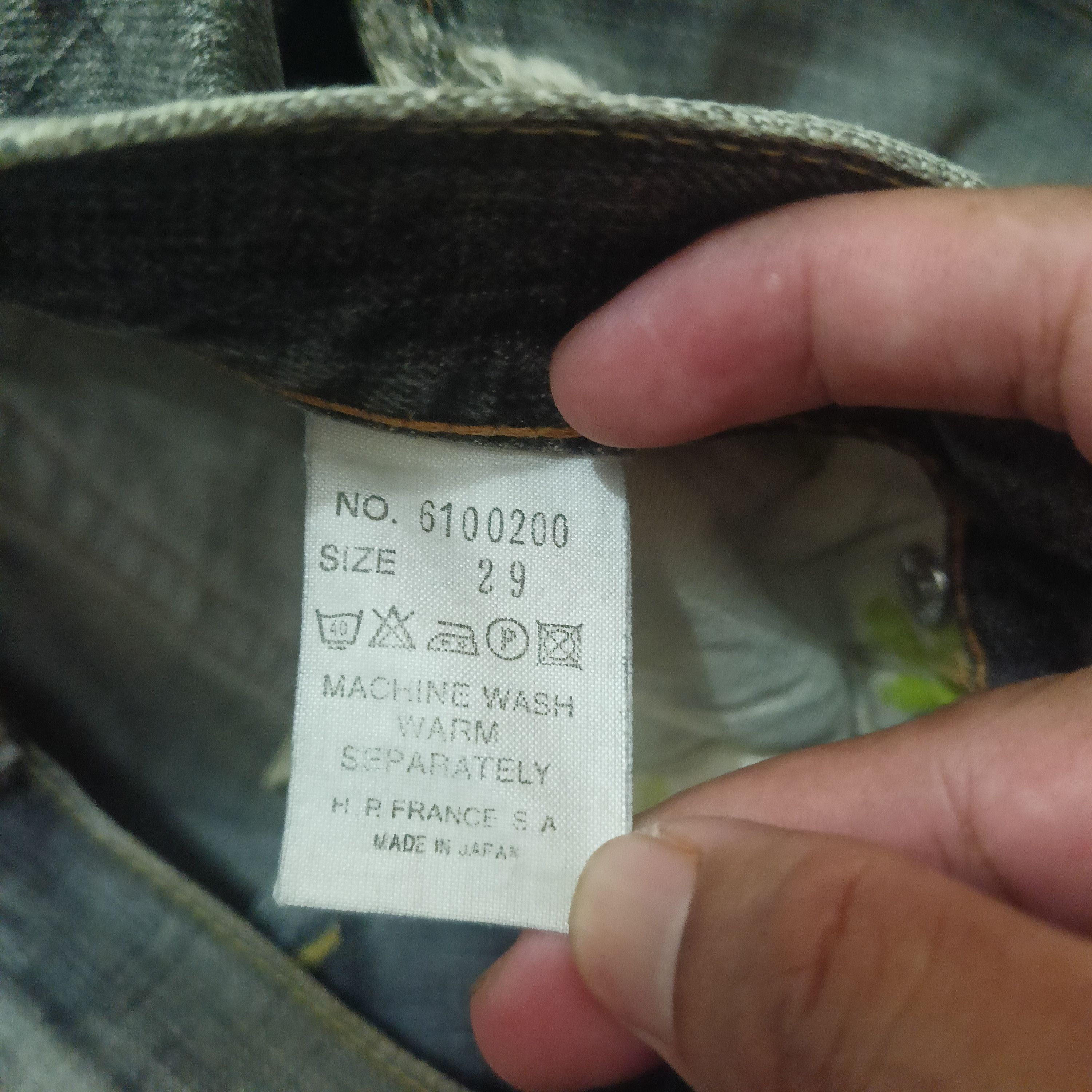 Le Grande Bleu (L.G.B.) Japan Ripped Rivet&Blue Painted distressed Studded Jeans LGB Size US 30 / EU 46 - 21 Thumbnail