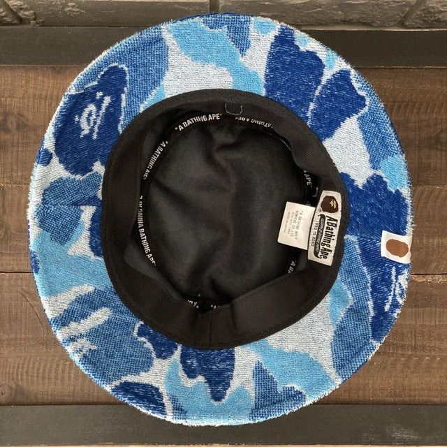 Bape BAPE ABC CAMO BLUE PILE JACQUARD BUCKET HAT a bathing ape Size ONE SIZE - 4 Thumbnail