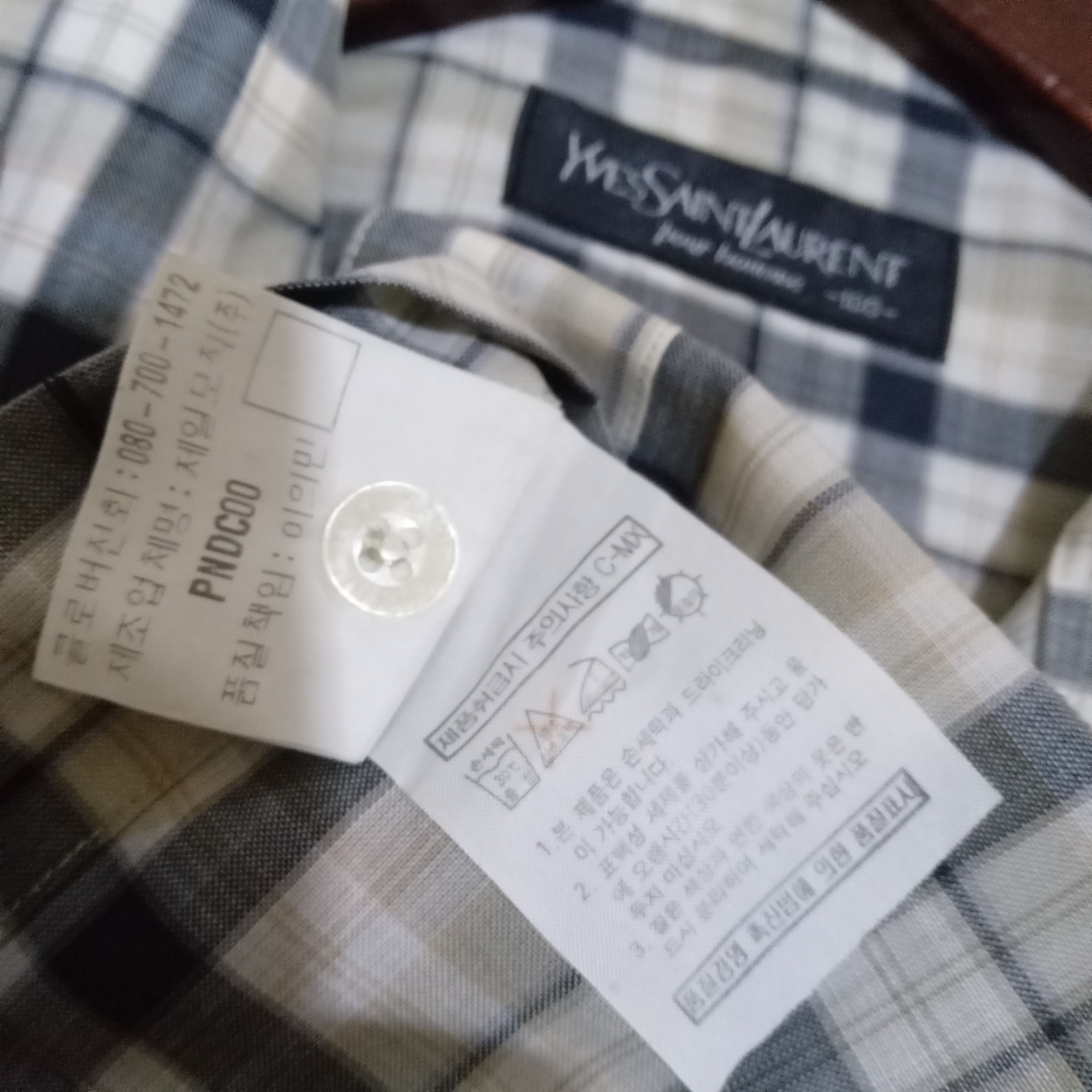 Vintage × Yves Saint Laurent Yves saint laurent shirt YSL Size US L / EU 52-54 / 3 - 6 Thumbnail