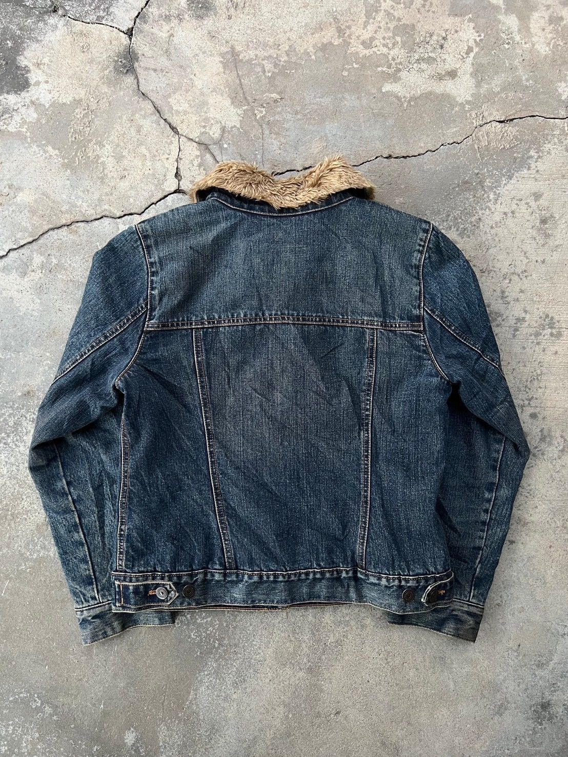 Vintage Vintage Gap Fur Two Pocket Denim Jacket Size US S / EU 44-46 / 1 - 9 Thumbnail