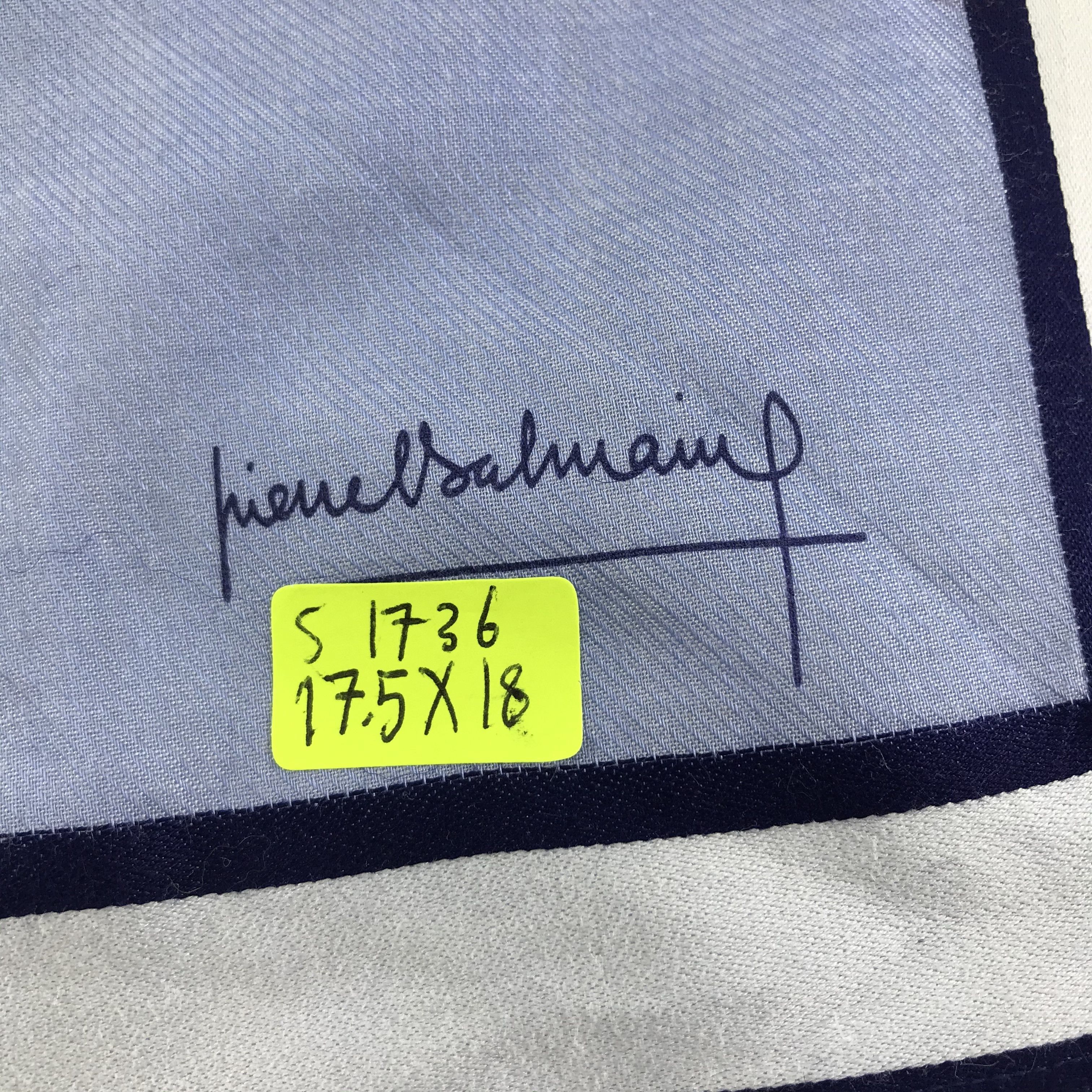 Pierre Balmain × Vintage Pierre Balmain Bandana / Handkerchief / Neckerchief - S1736 Size ONE SIZE - 5 Thumbnail
