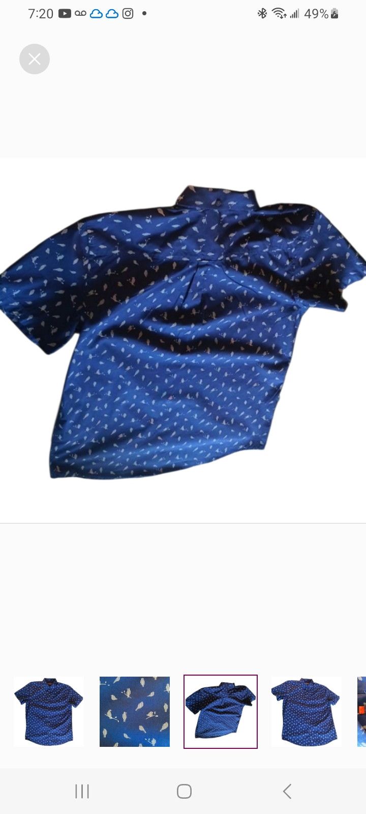 Ben Sherman Ben Sherman Birds Short-Sleeve Shirt Size US M / EU 48-50 / 2 - 5 Thumbnail